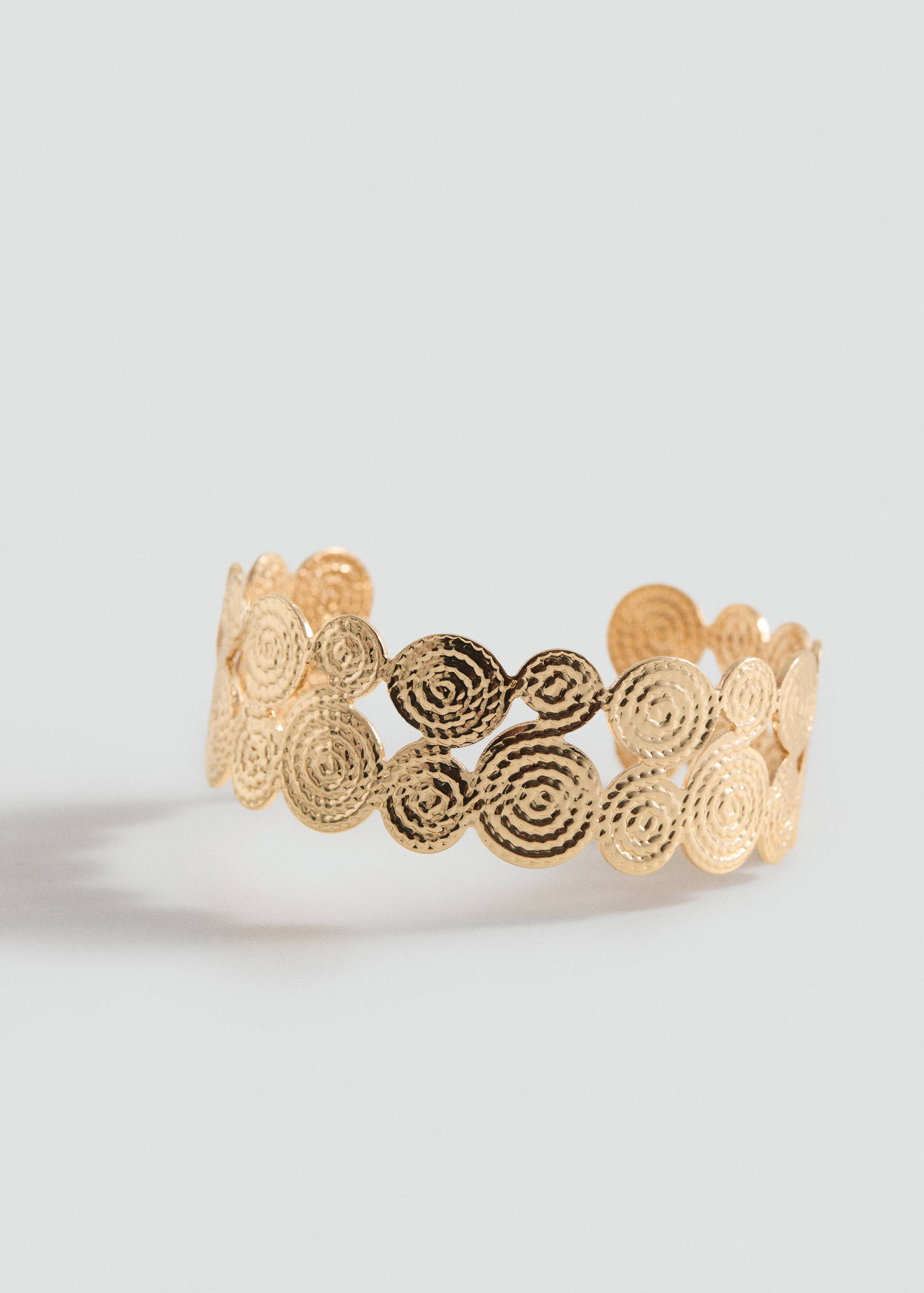 Bracelet rigide spirale - Plan moyen