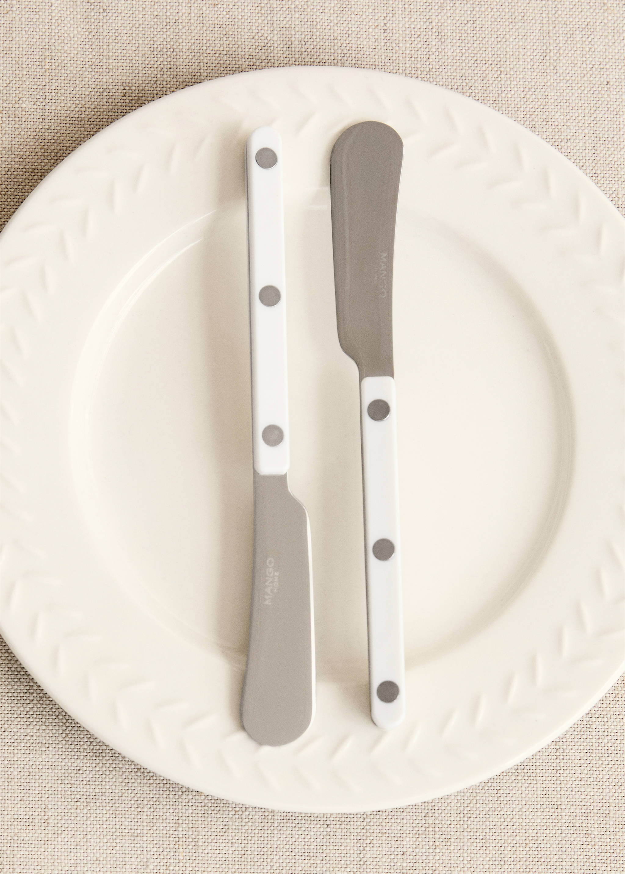 Pack cuchillos mantequilla 2 piezas mango resina - Detalle del artículo 7