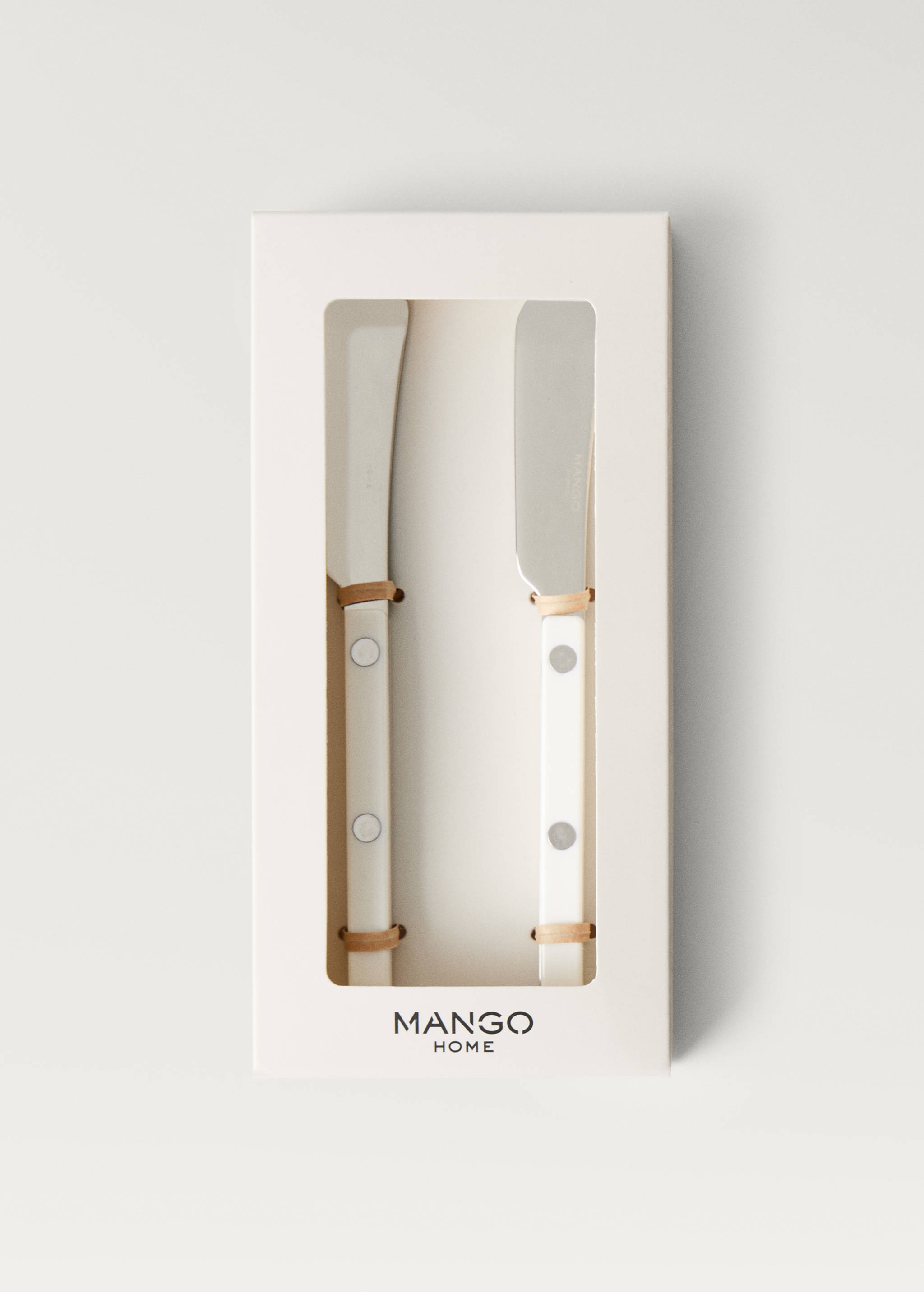 Pack cuchillos mantequilla 2 piezas mango resina - Detalle del artículo 2