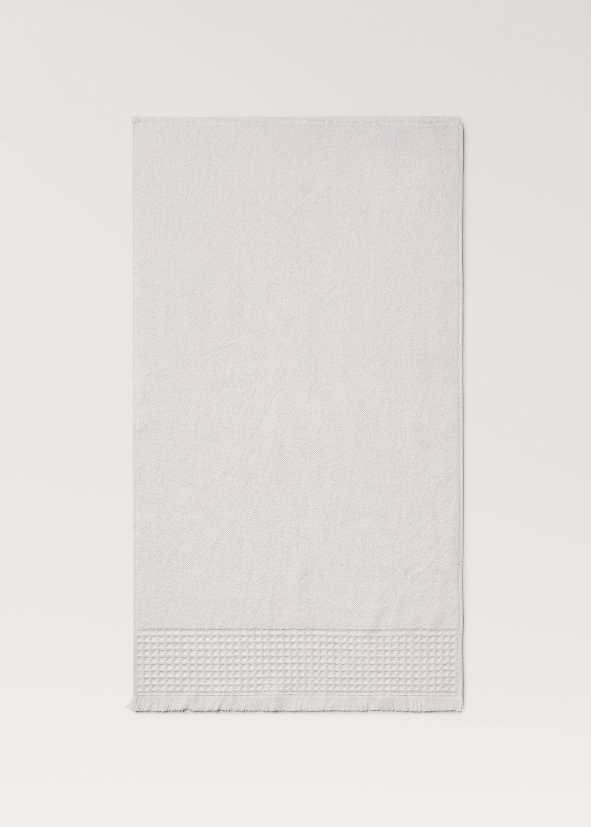 Toalla lavabo cenefa waffle fleco - Detalle del artículo 4