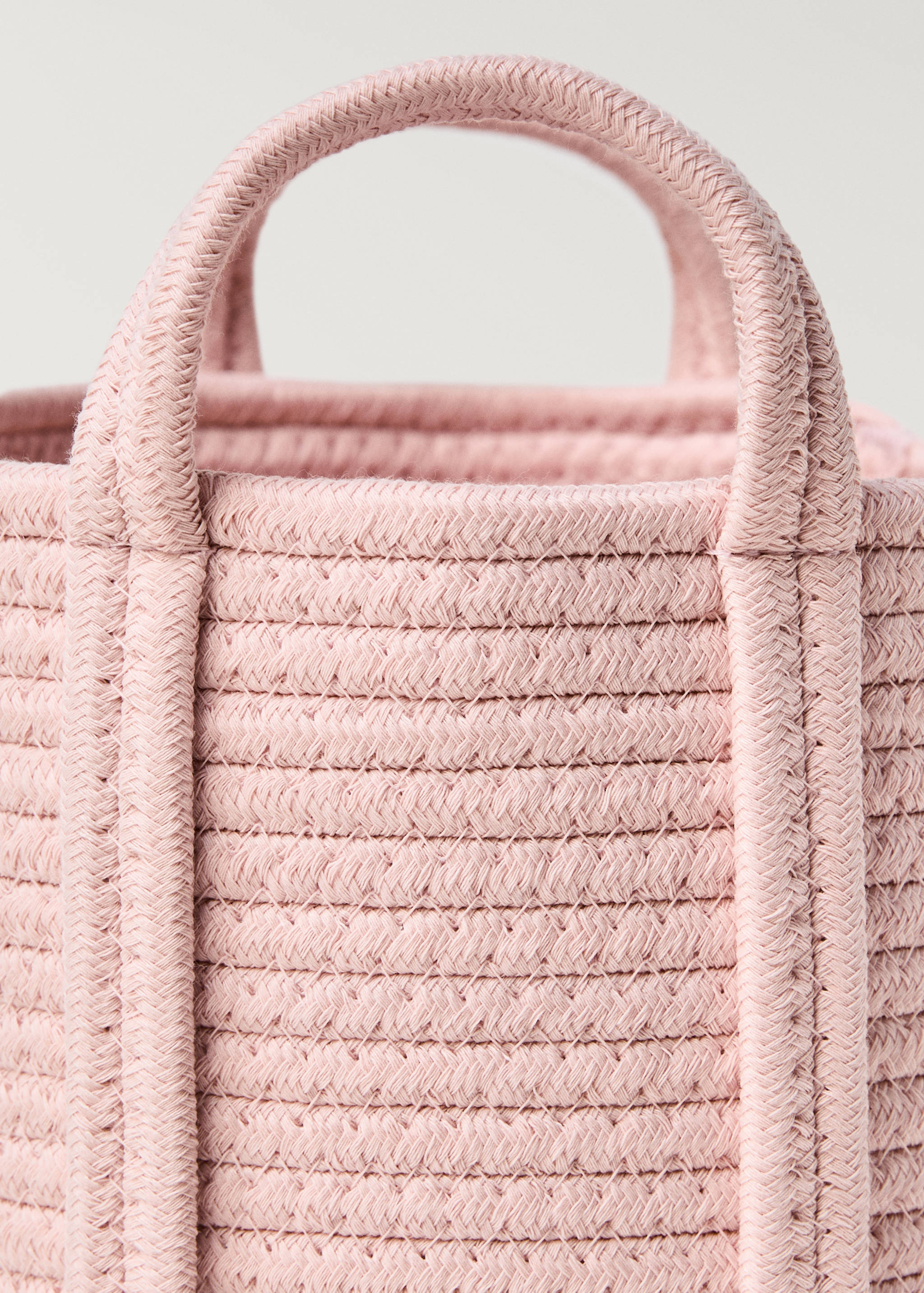 Cesta infantil algodón asas pequeña - Detalle del artículo 3