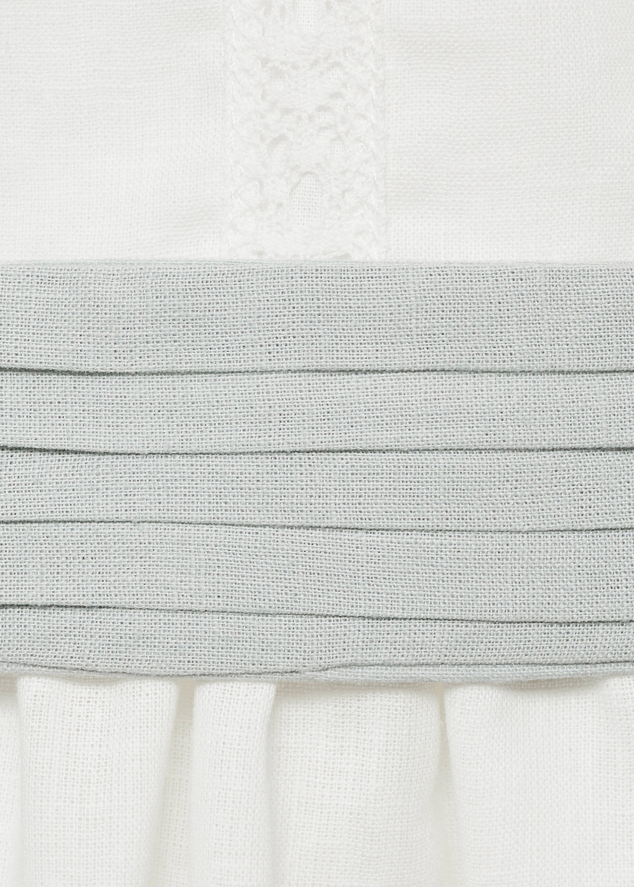 Bow linen-blend dress - Details of the article 8