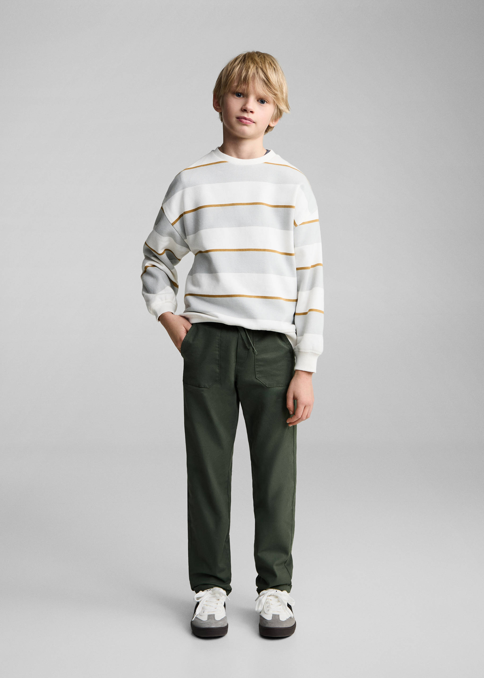 Jogger trousers - General plane, Dark Green. Ref: 87033638-00.