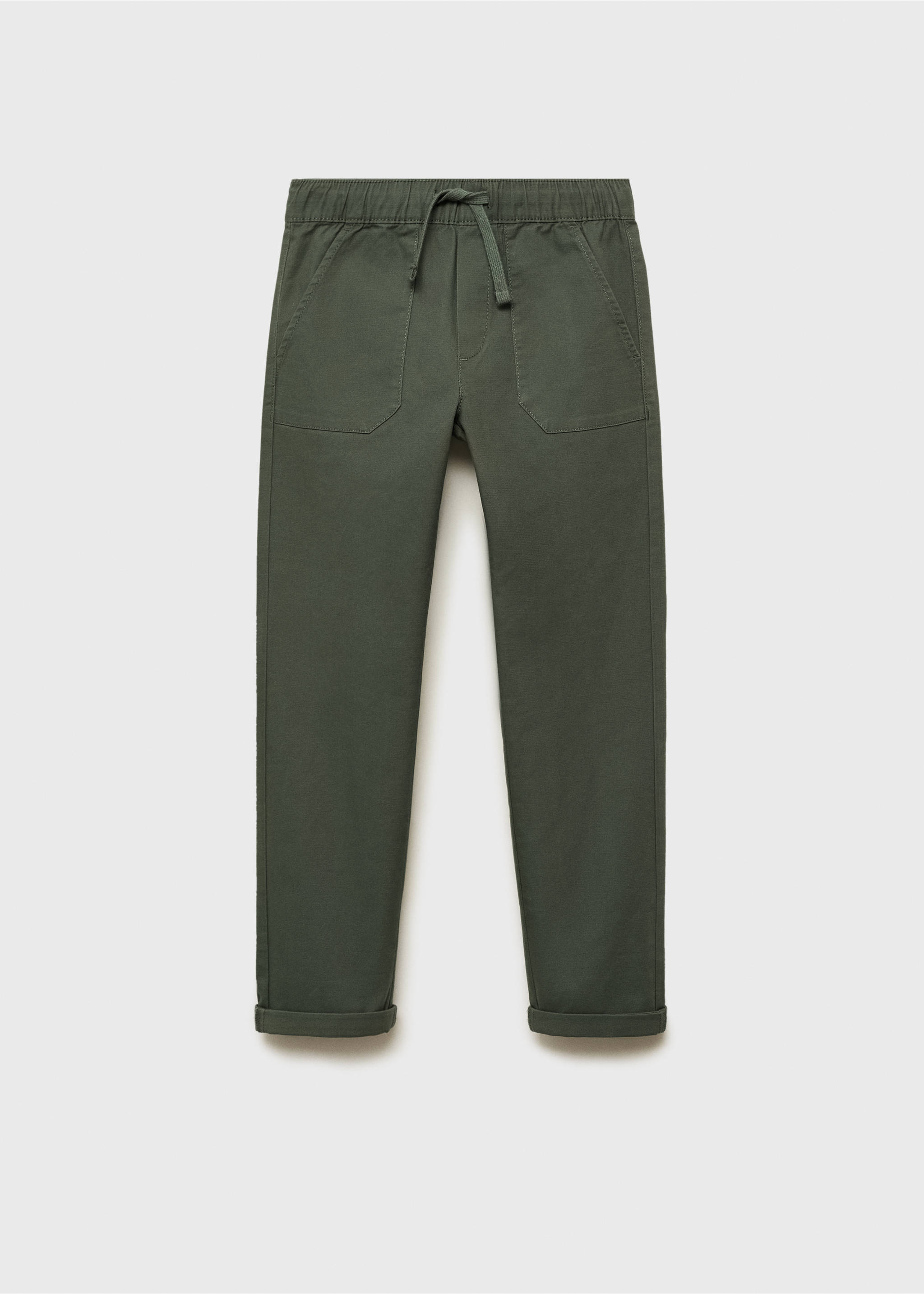 Jogger trousers - Article without model, Dark Green. Ref: 87033638-00.