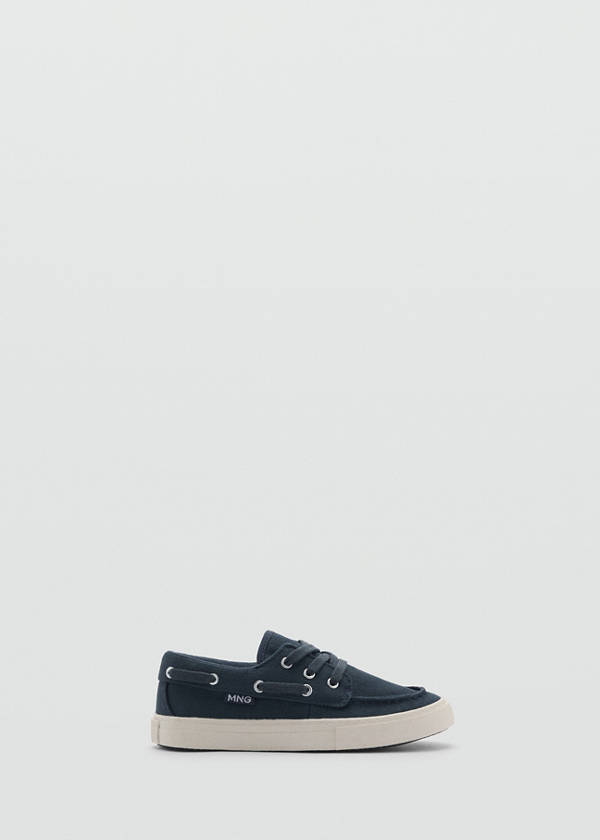 Nautical lace-up shoes — Blue