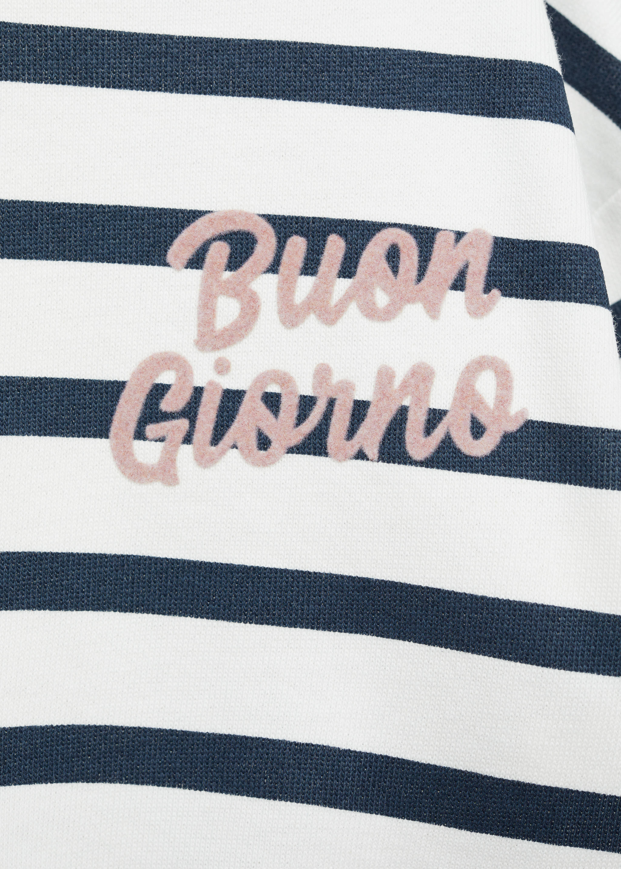 Message striped sweatshirt - Details of the article 8