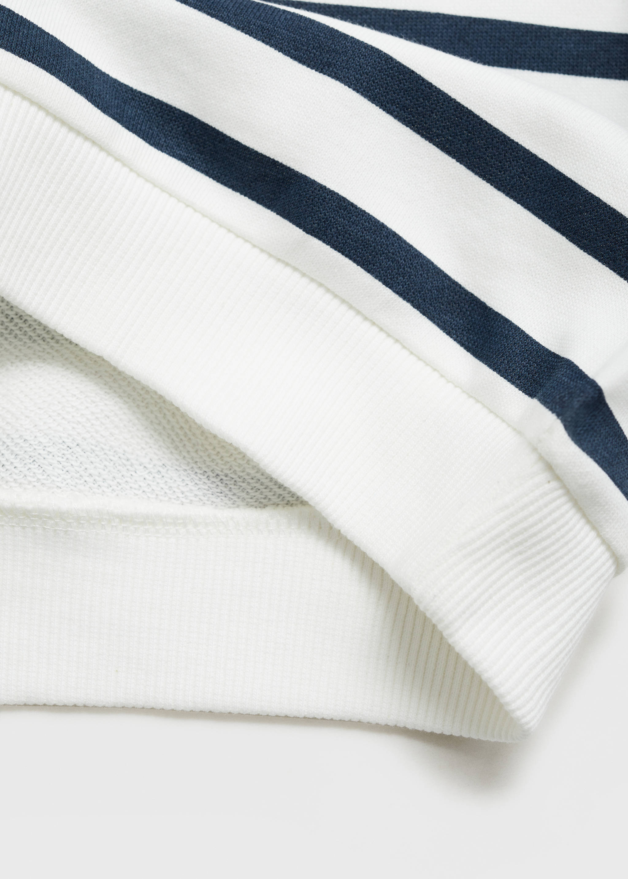 Message striped sweatshirt - Details of the article 0