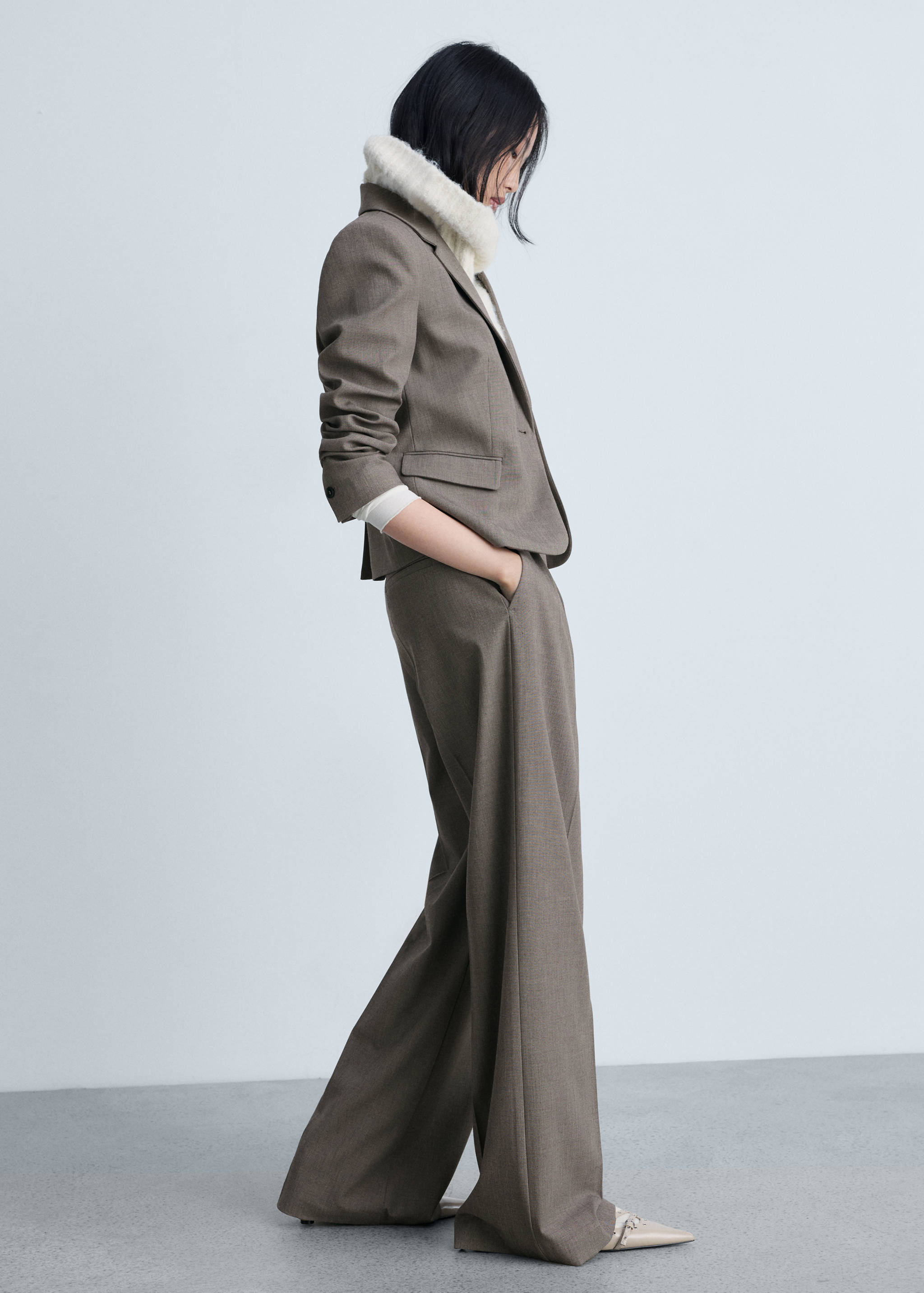 Crop suit blazer - Details of the article 4