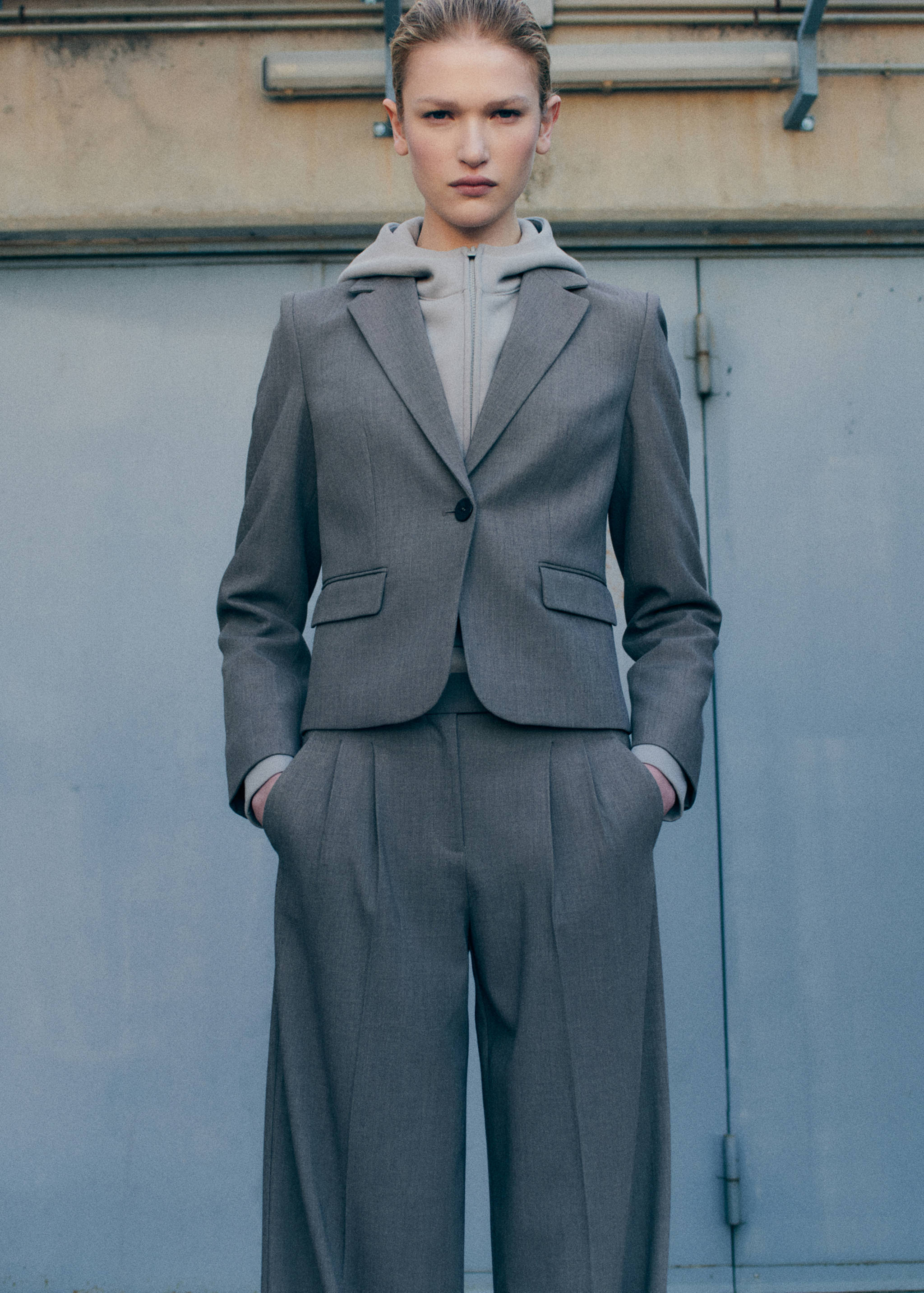 Crop suit blazer - Details of the article 7