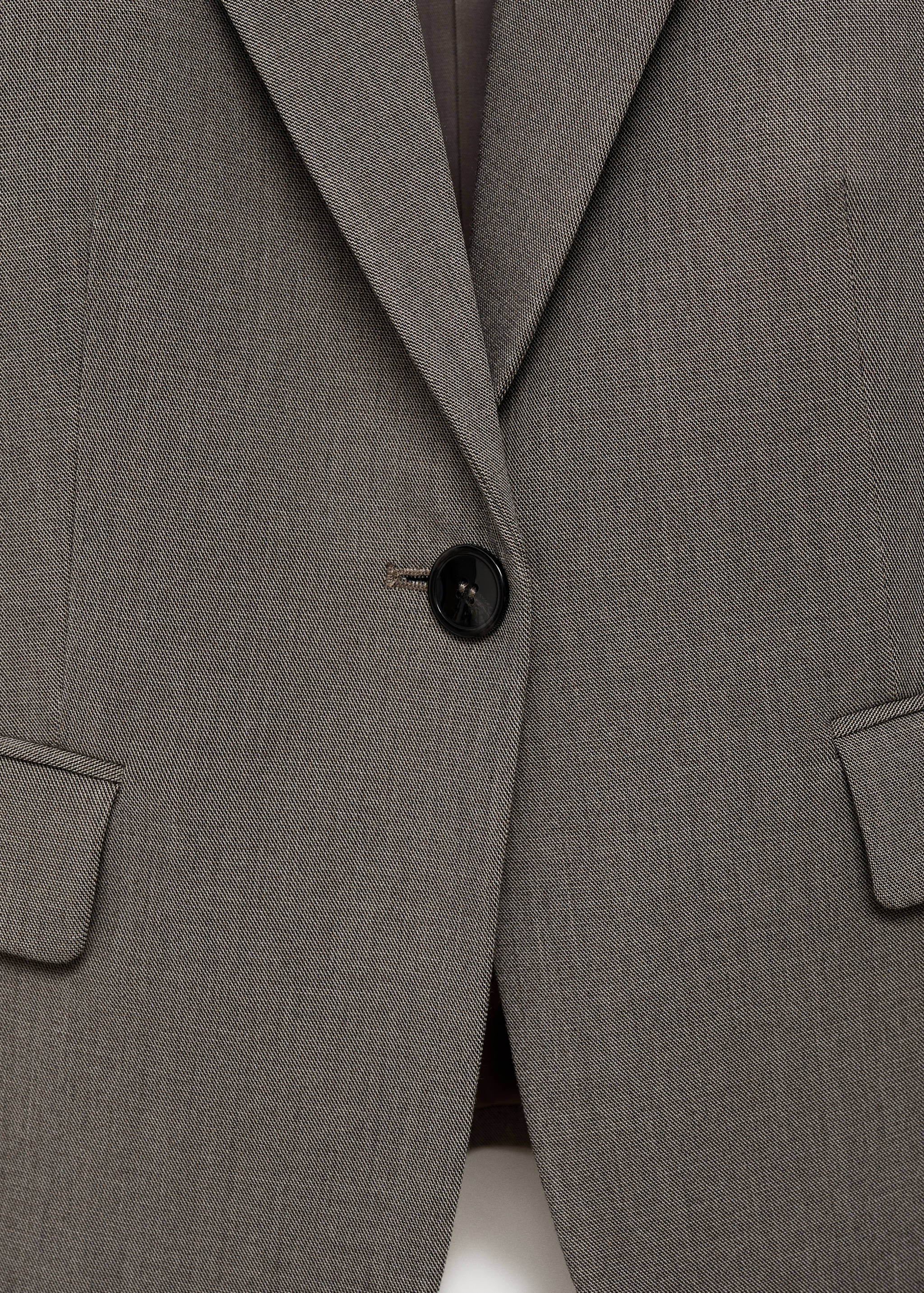 Crop suit blazer - Details of the article 0