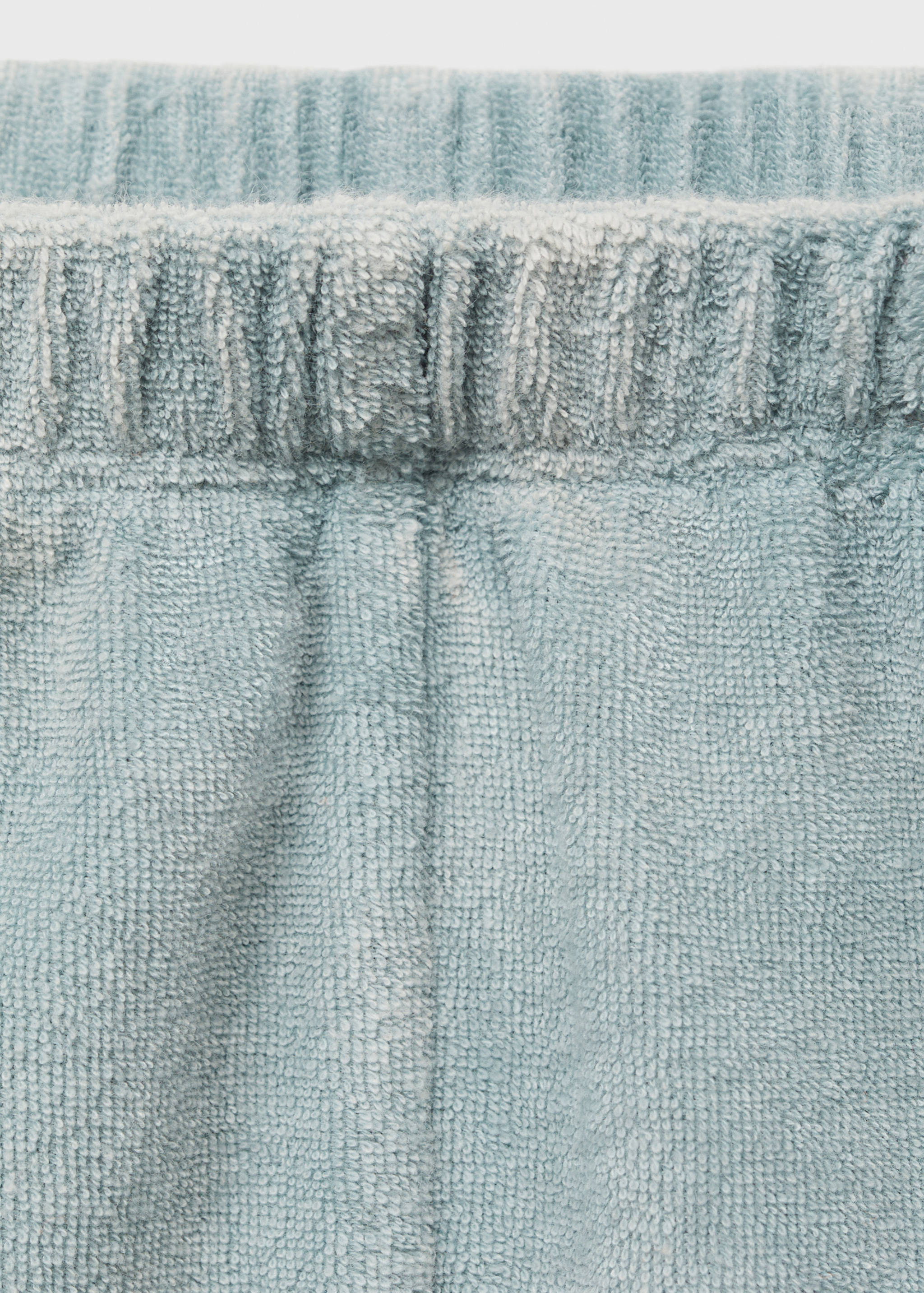 Terry cotton overdyed shorts - Details of the article 8