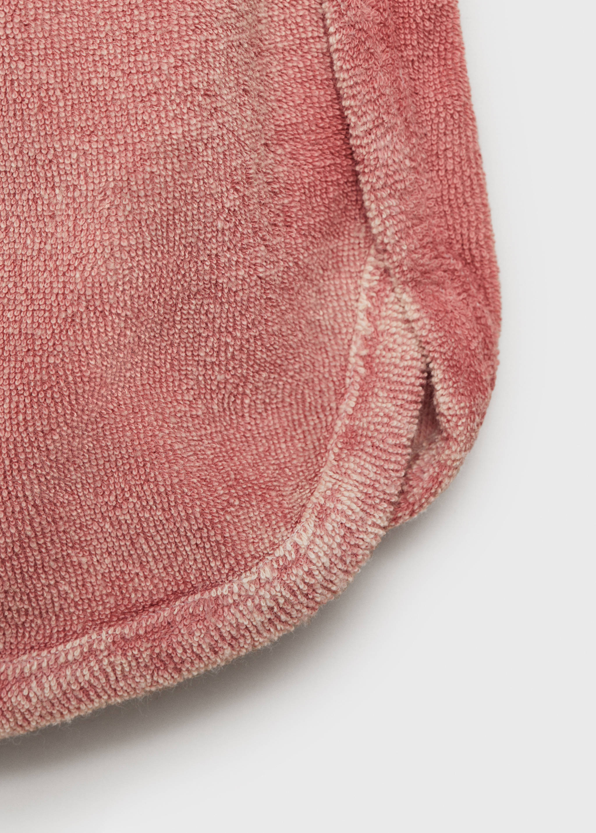 Terry cotton overdyed shorts - Details of the article 0