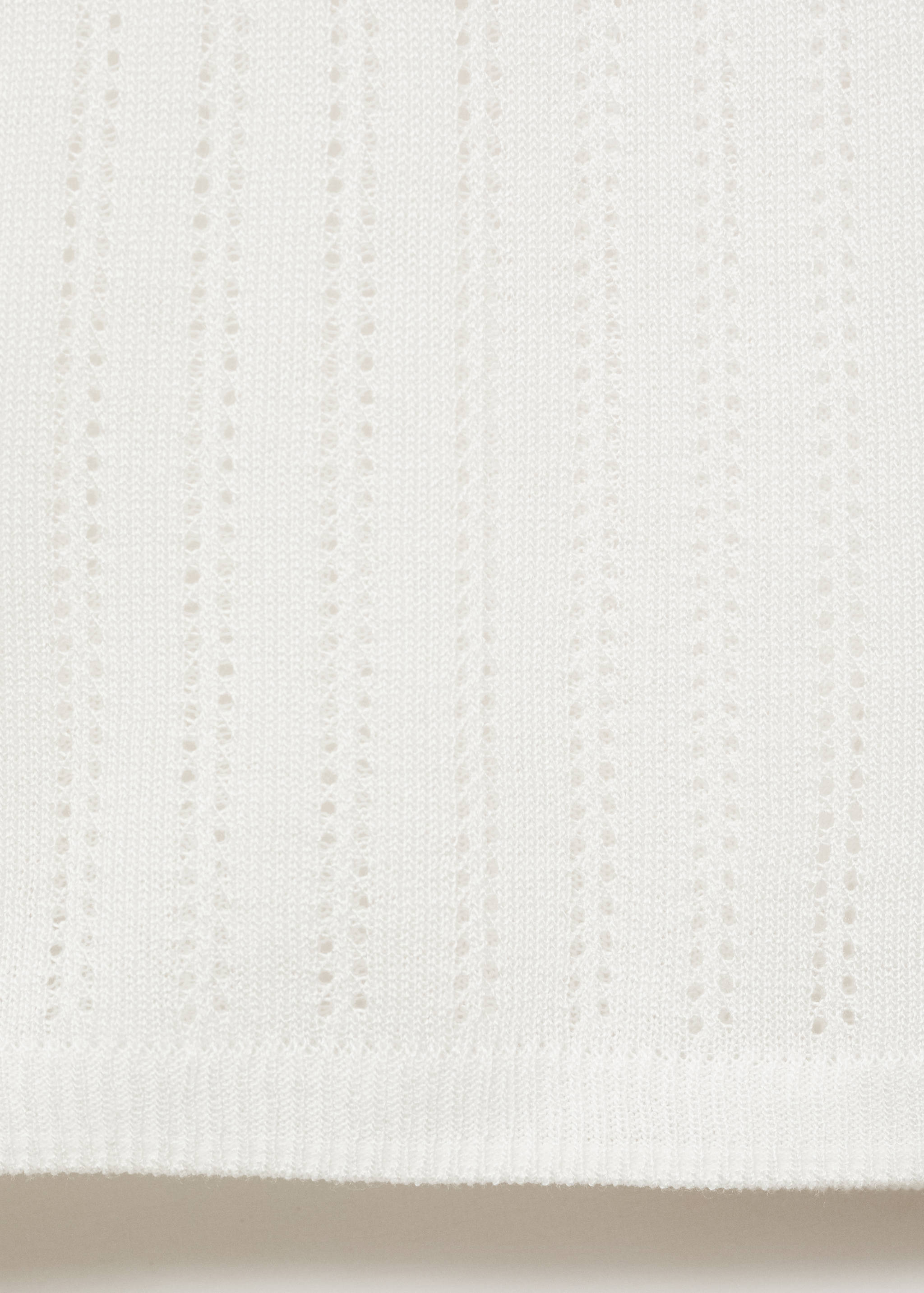 Camisa de noite com pormenor de malha rendada - Pormenor do artigo 0