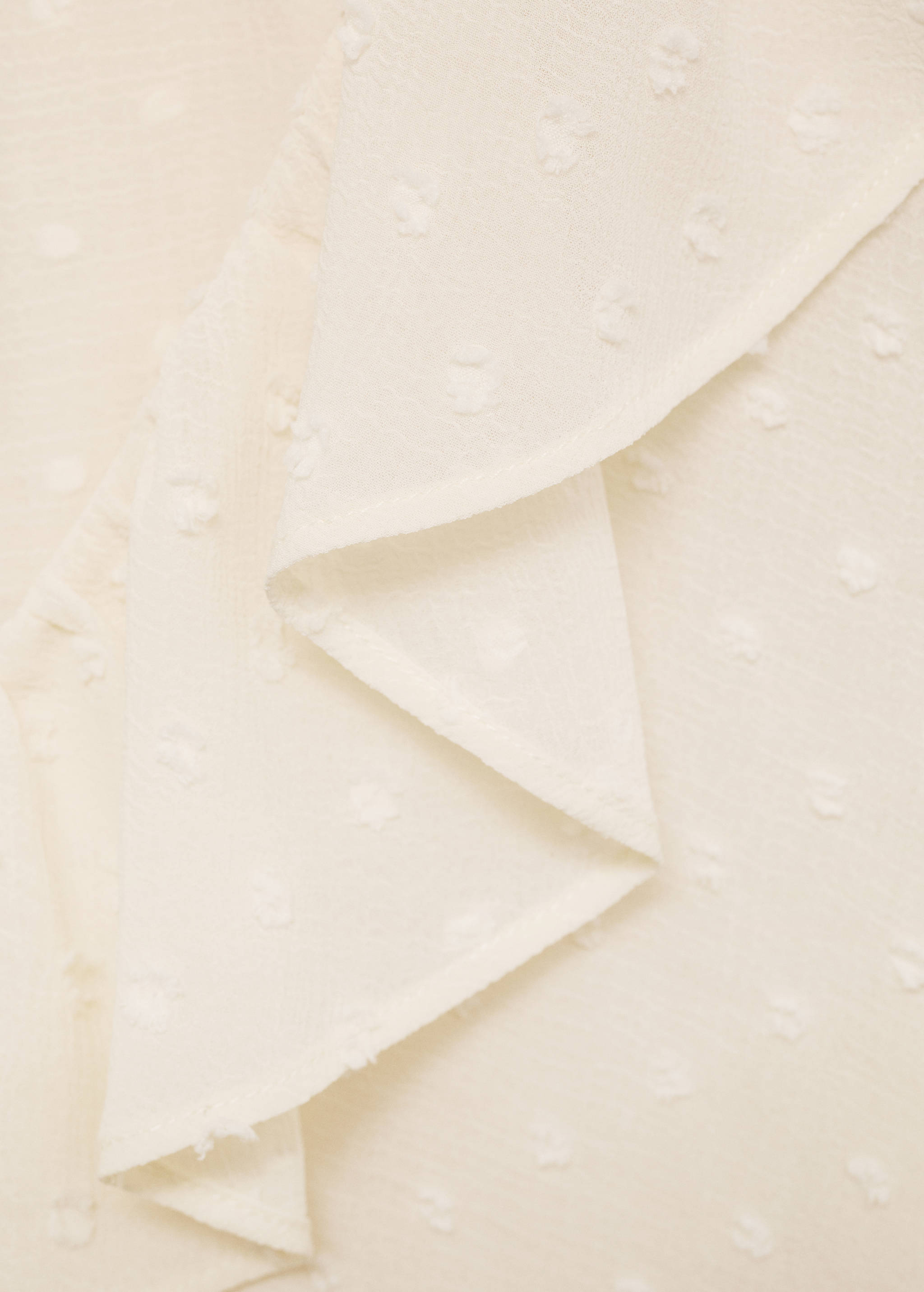 Μπλούζα με βολάν και δεσίματα - Λεπτομέρεια του προϊόντος 0