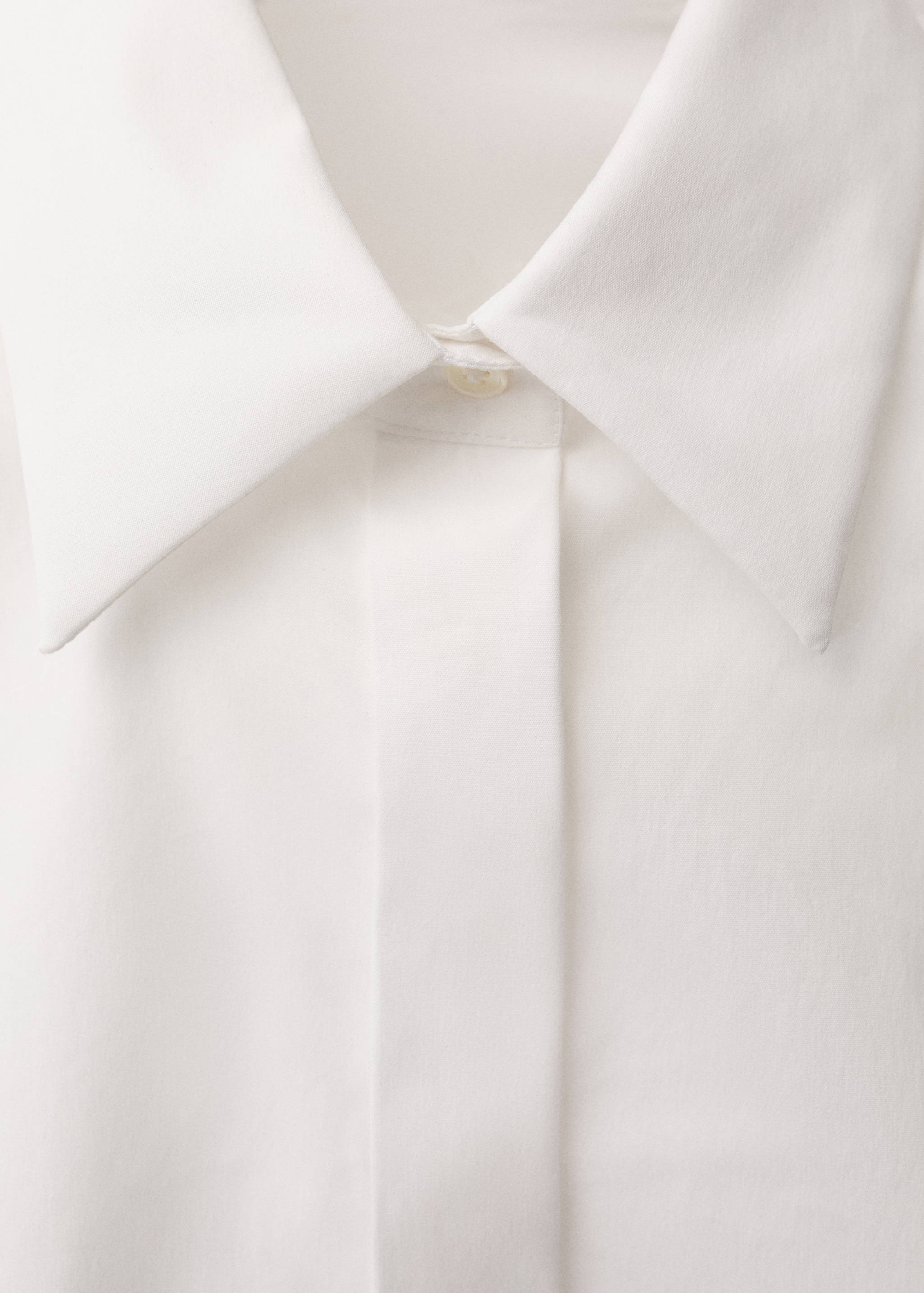 Slim-fit poplin shirt - Details of the article 8