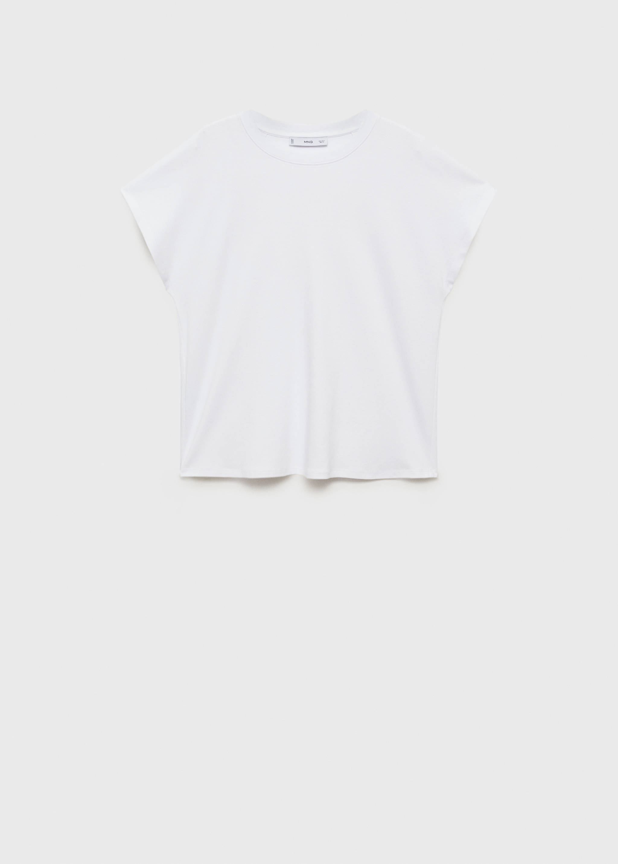 Rounded neck cotton t-shirt - Article without model