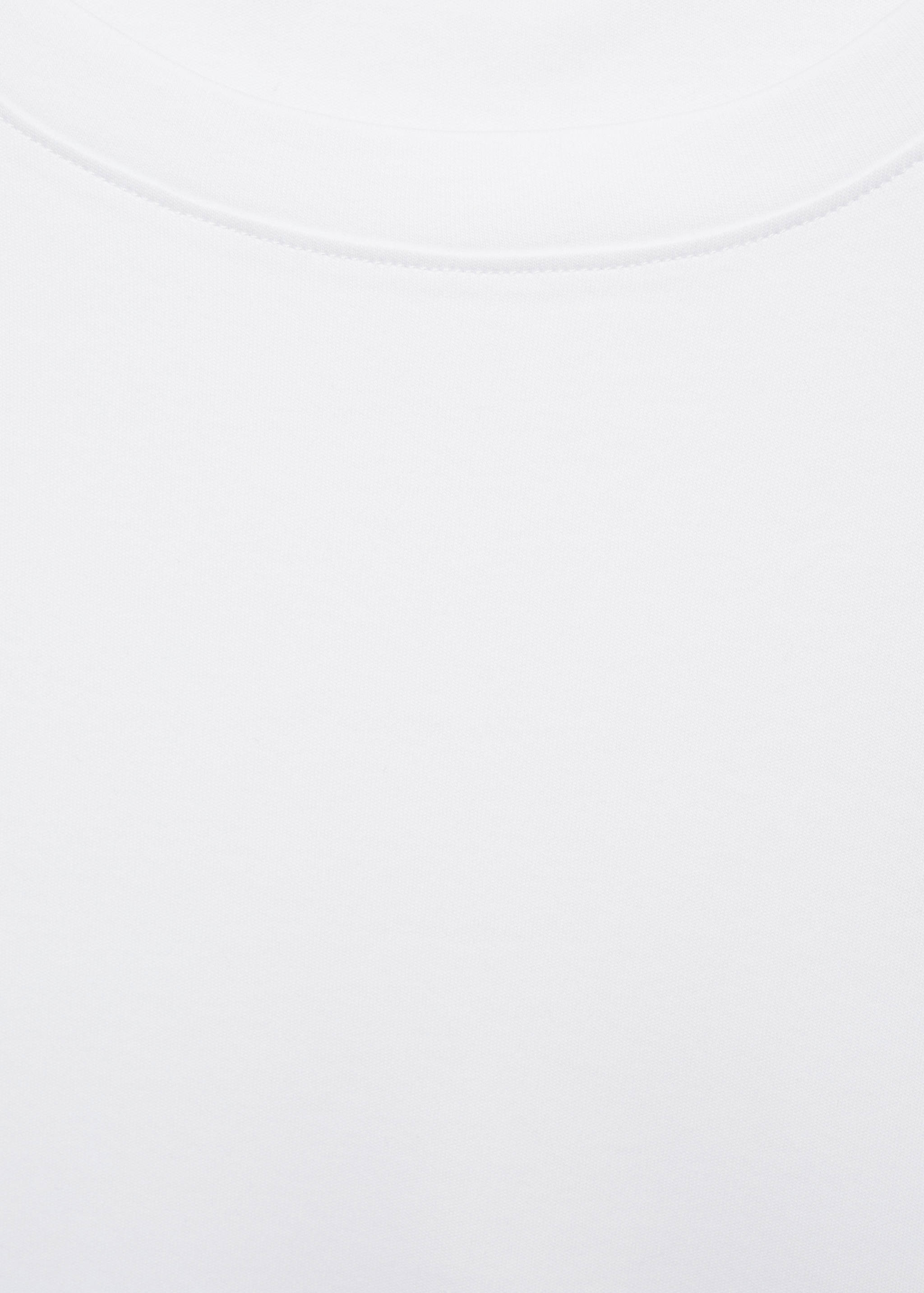 Rounded neck cotton t-shirt - Details of the article 8