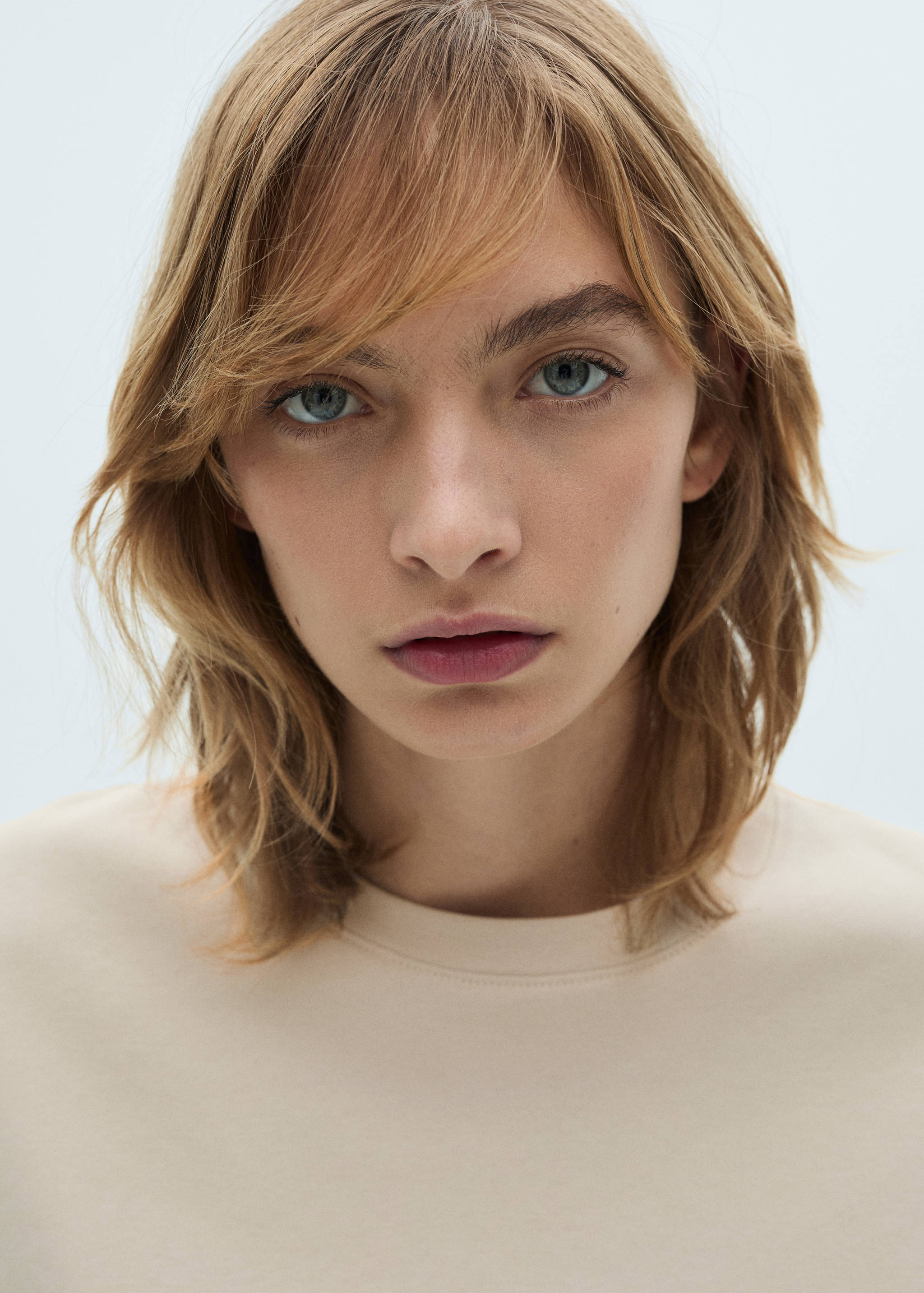 Rounded neck cotton t-shirt - Details of the article 1