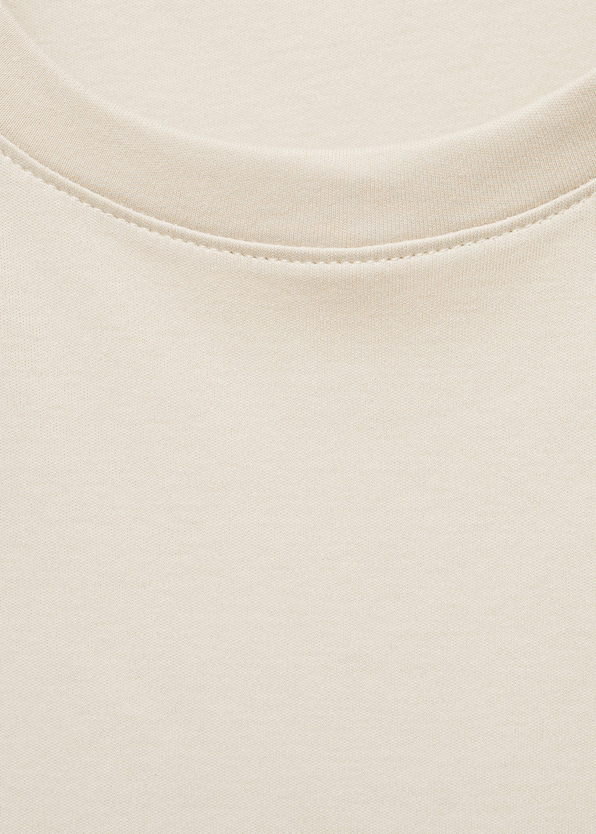 Rounded neck cotton t-shirt - Details of the article 8