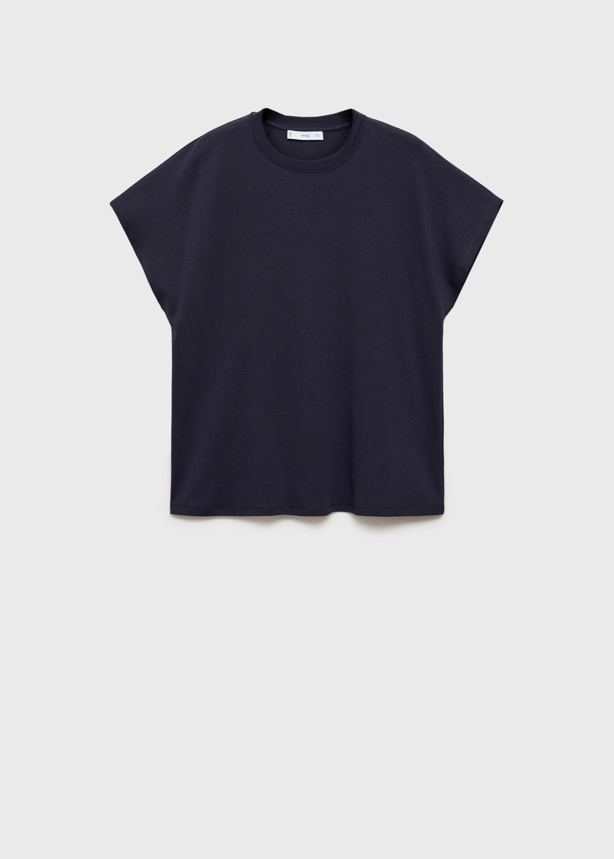 Rounded neck cotton t-shirt - Article without model