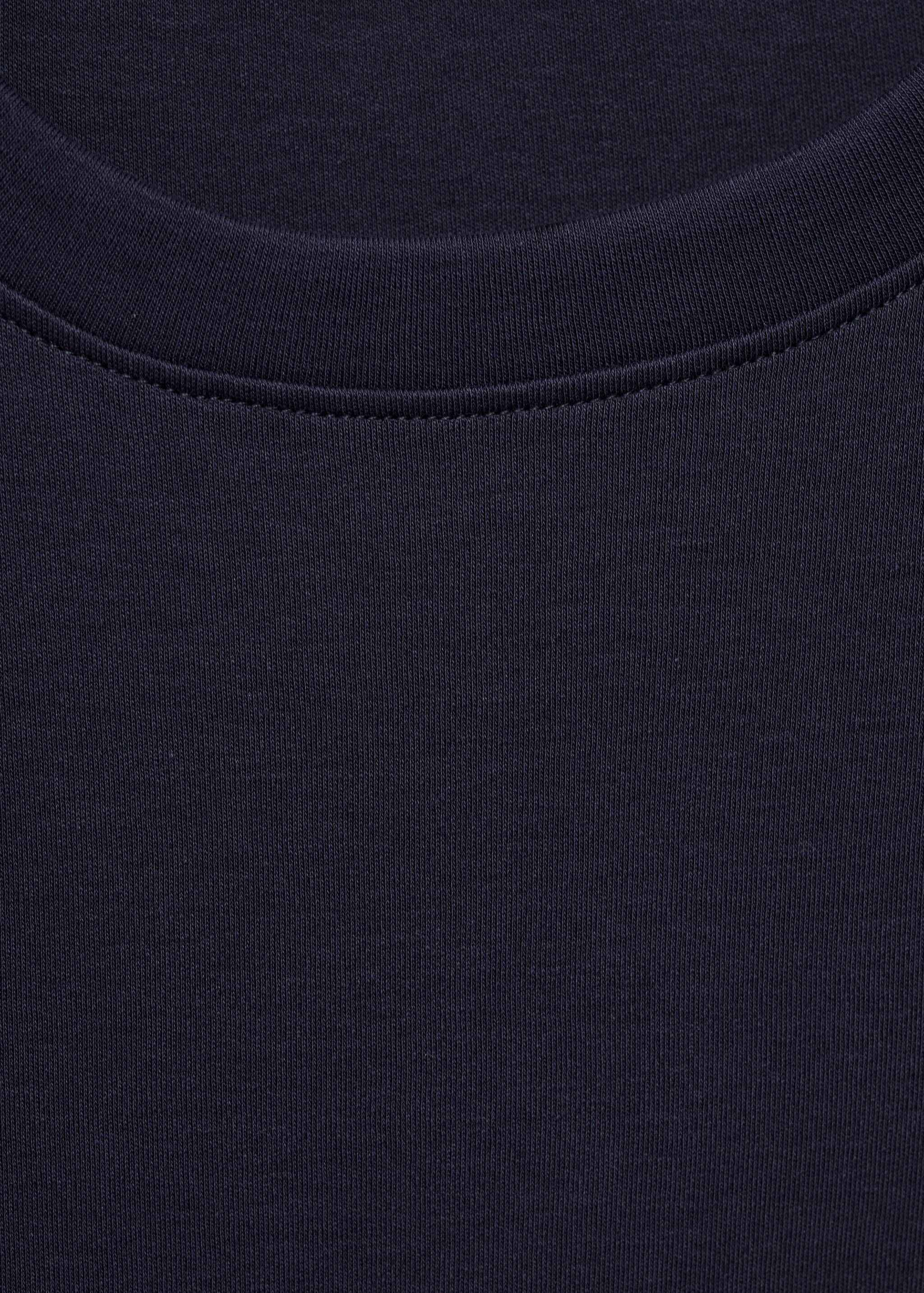 Rounded neck cotton t-shirt - Details of the article 8