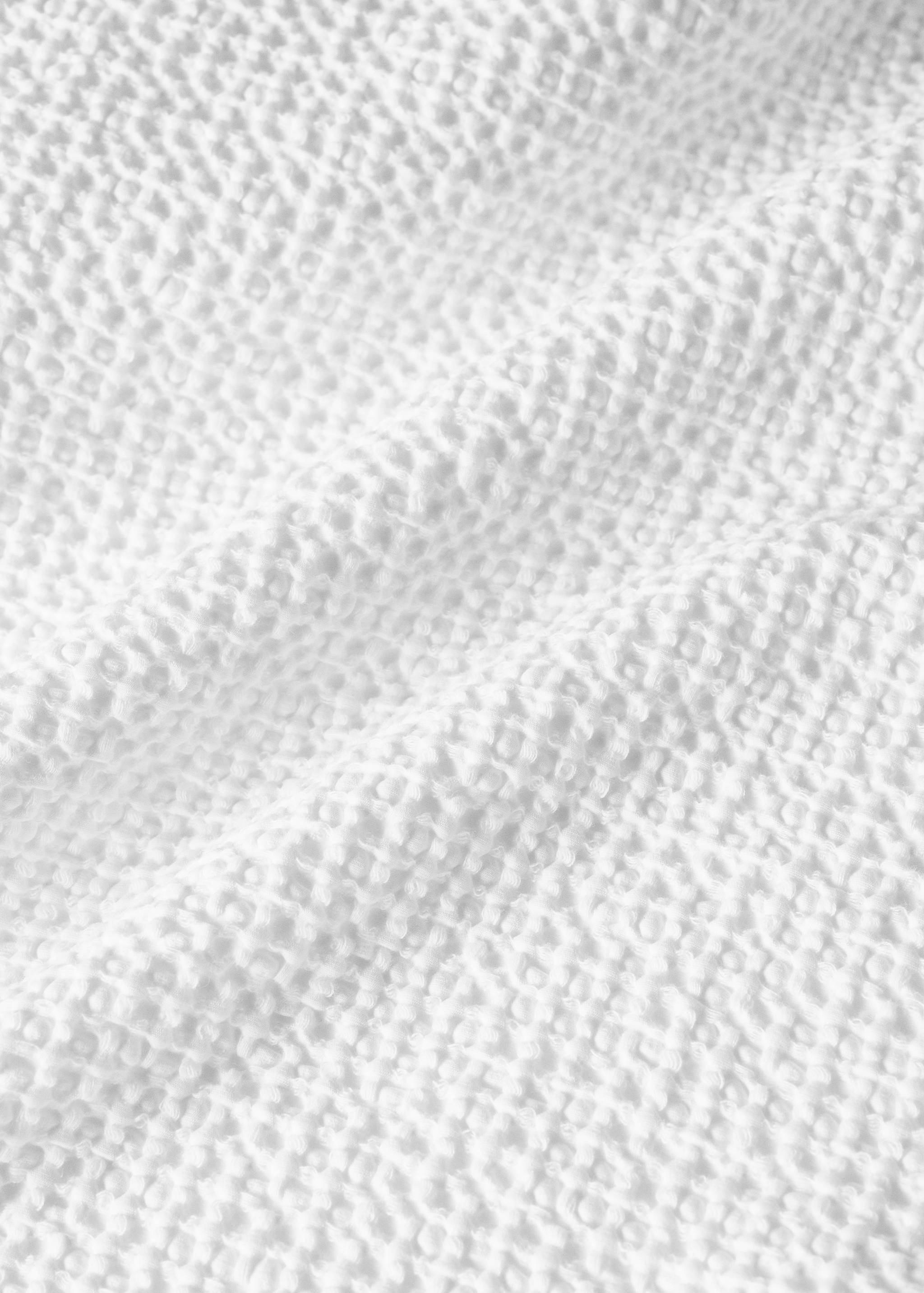Cotton waffle garment-dyed bedspread for 90/105 cm bed - Details of the article 1