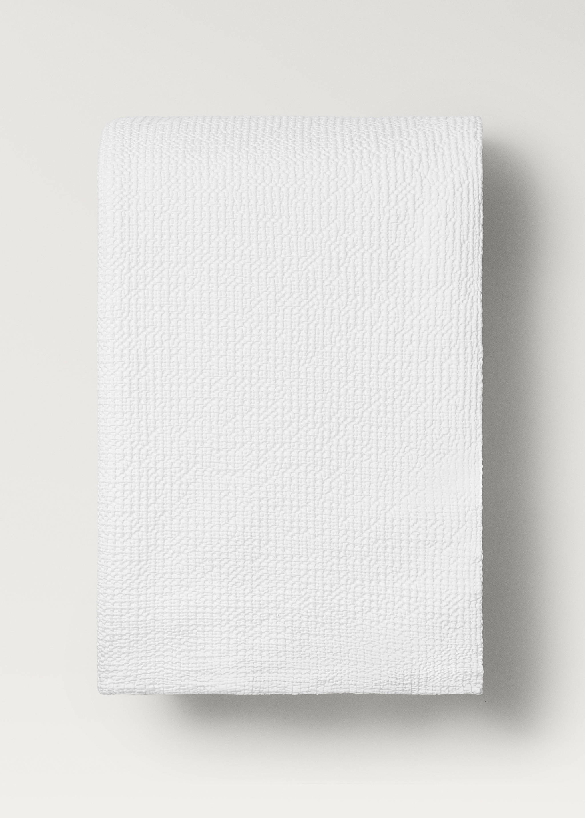 Cotton waffle garment-dyed bedspread for 90/105 cm bed - Details of the article 3