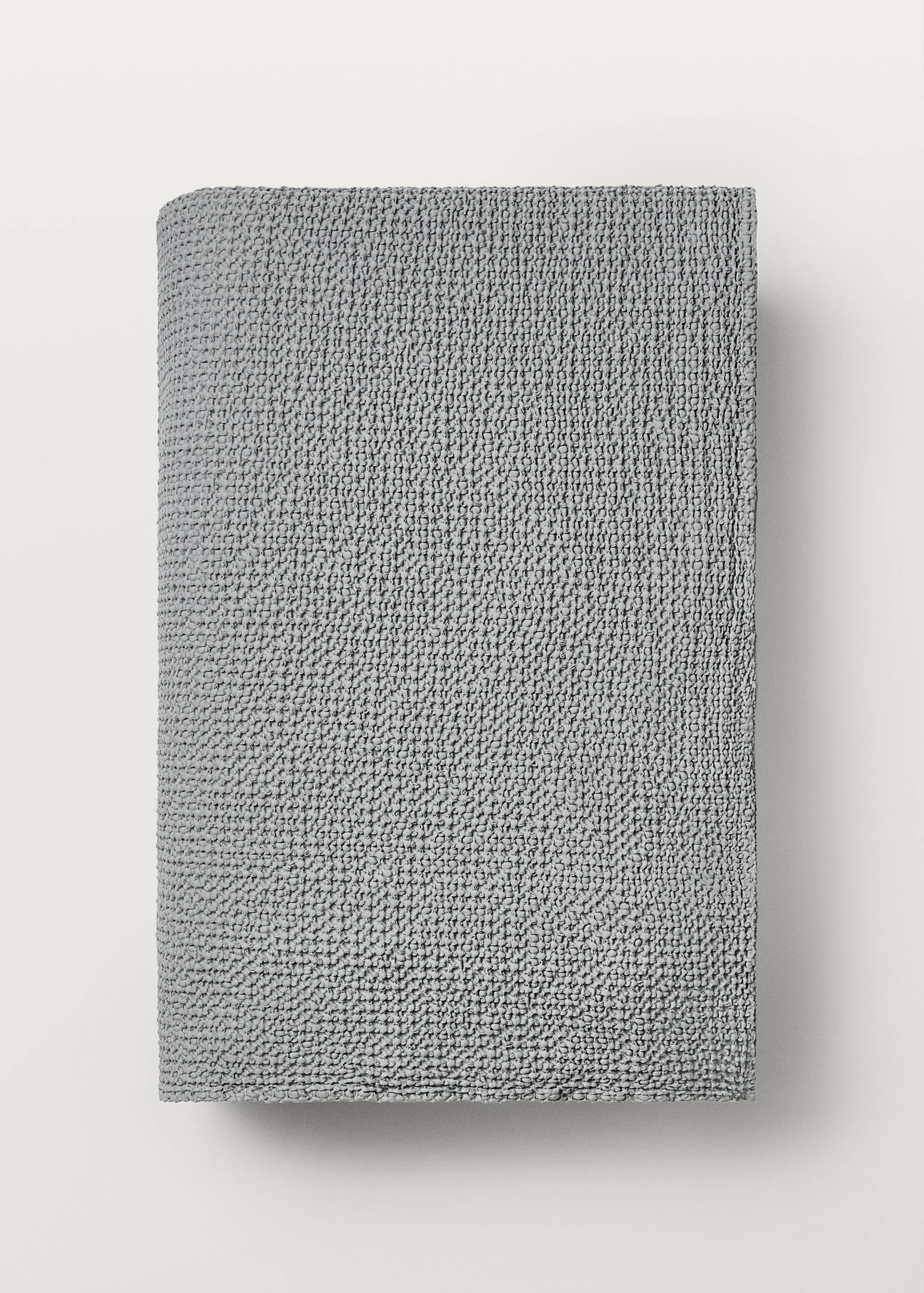 Cotton waffle garment-dyed bedspread for 90/105 cm bed - Details of the article 3