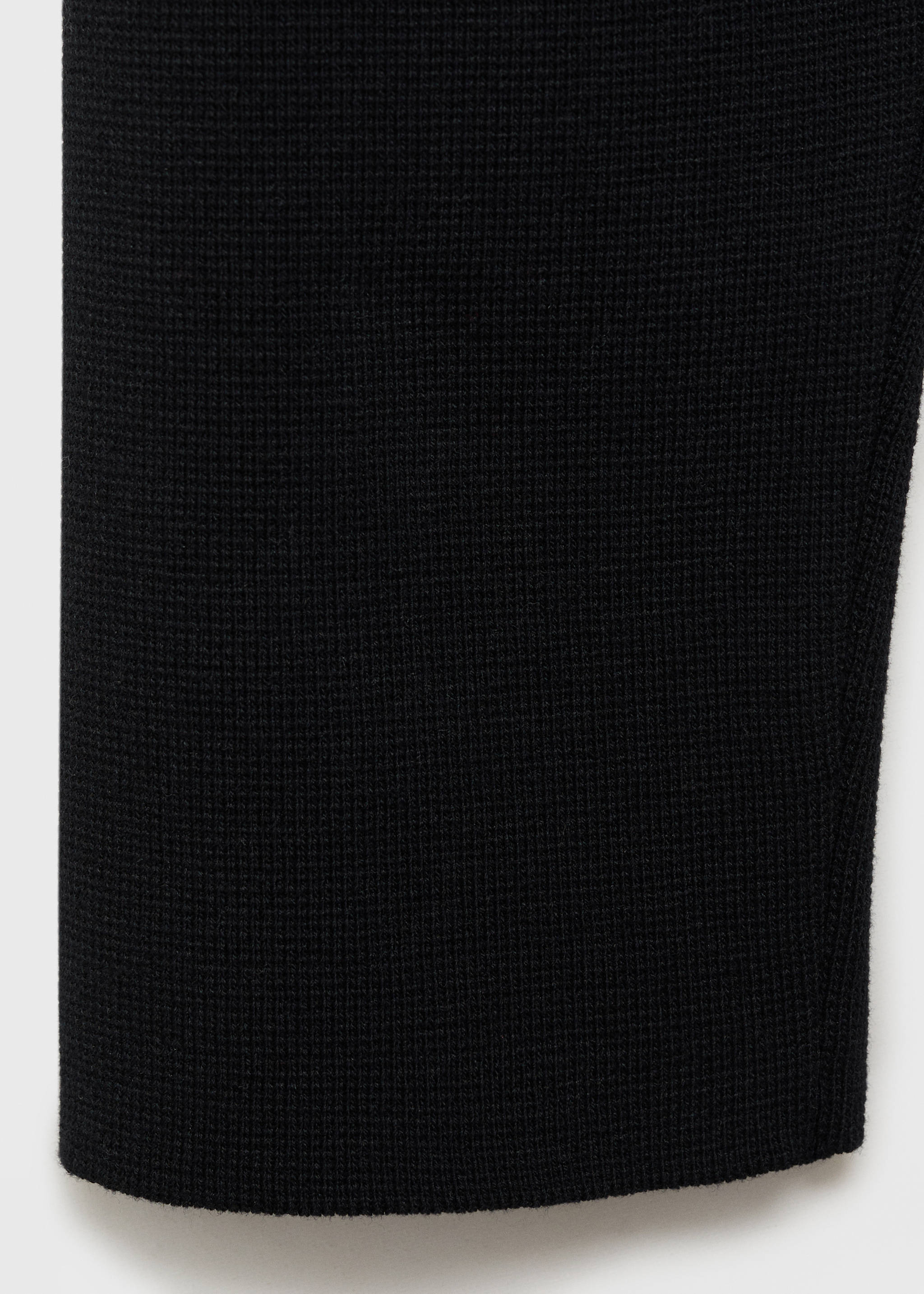 Jacket with jewel-button strip collar - Details of the article 0