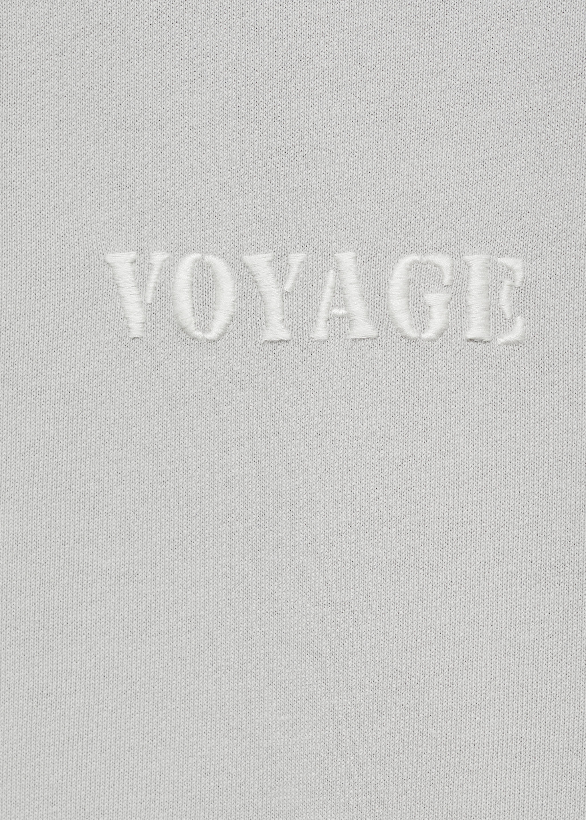 Baumwoll-Sweatshirt mit Aufschrift - Detail des Artikels 8