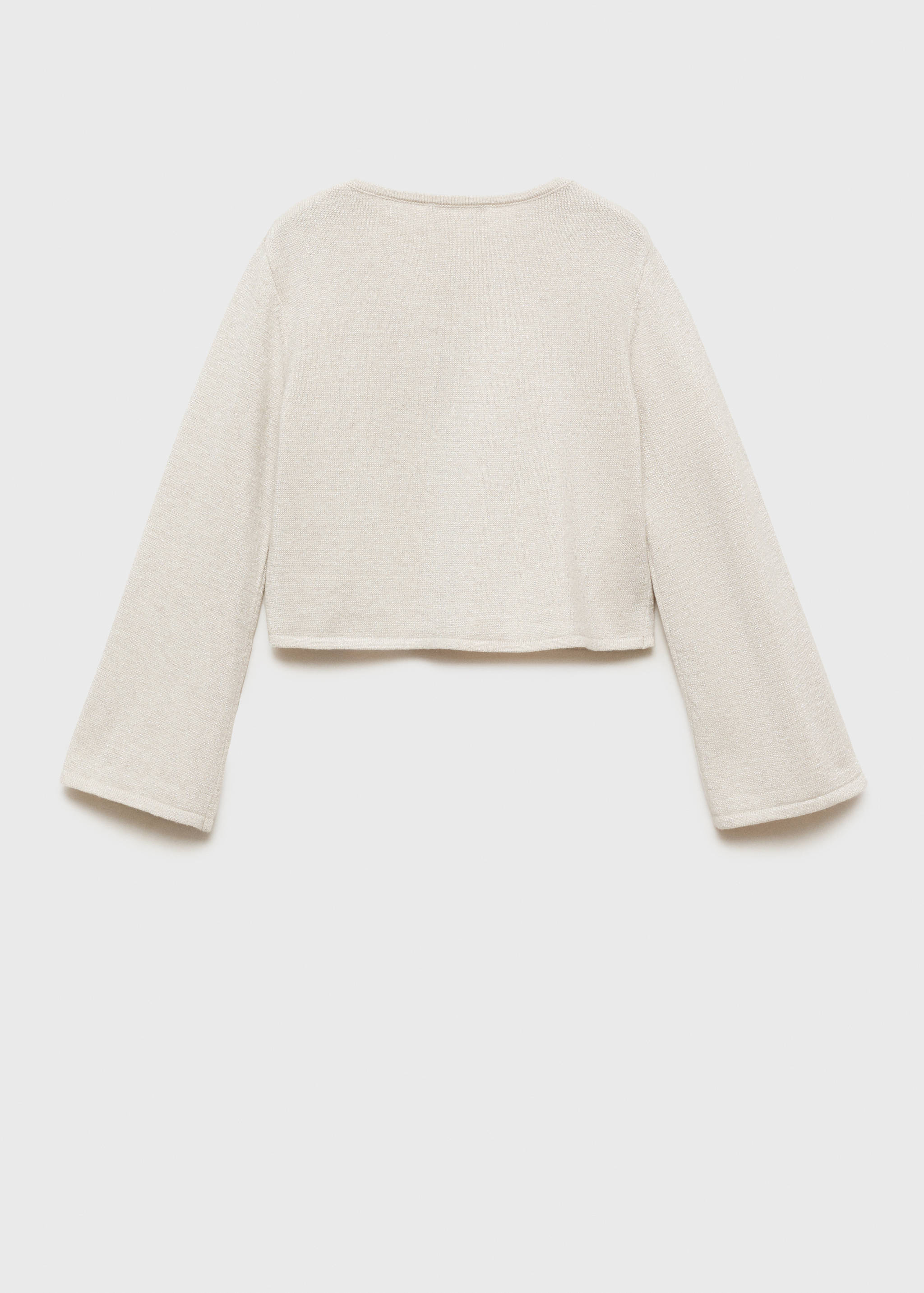 Knit cardigan - Reverse of the article