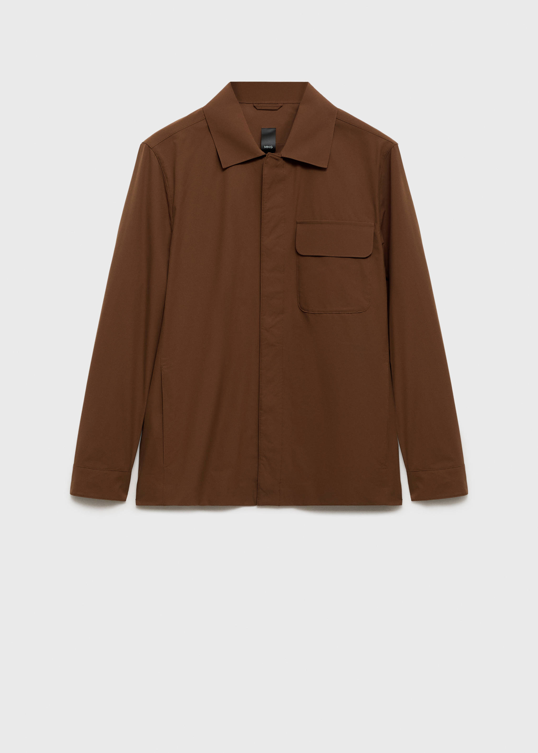 Куртка из водоотталкивающей ткани с карманами - Изделие без модели