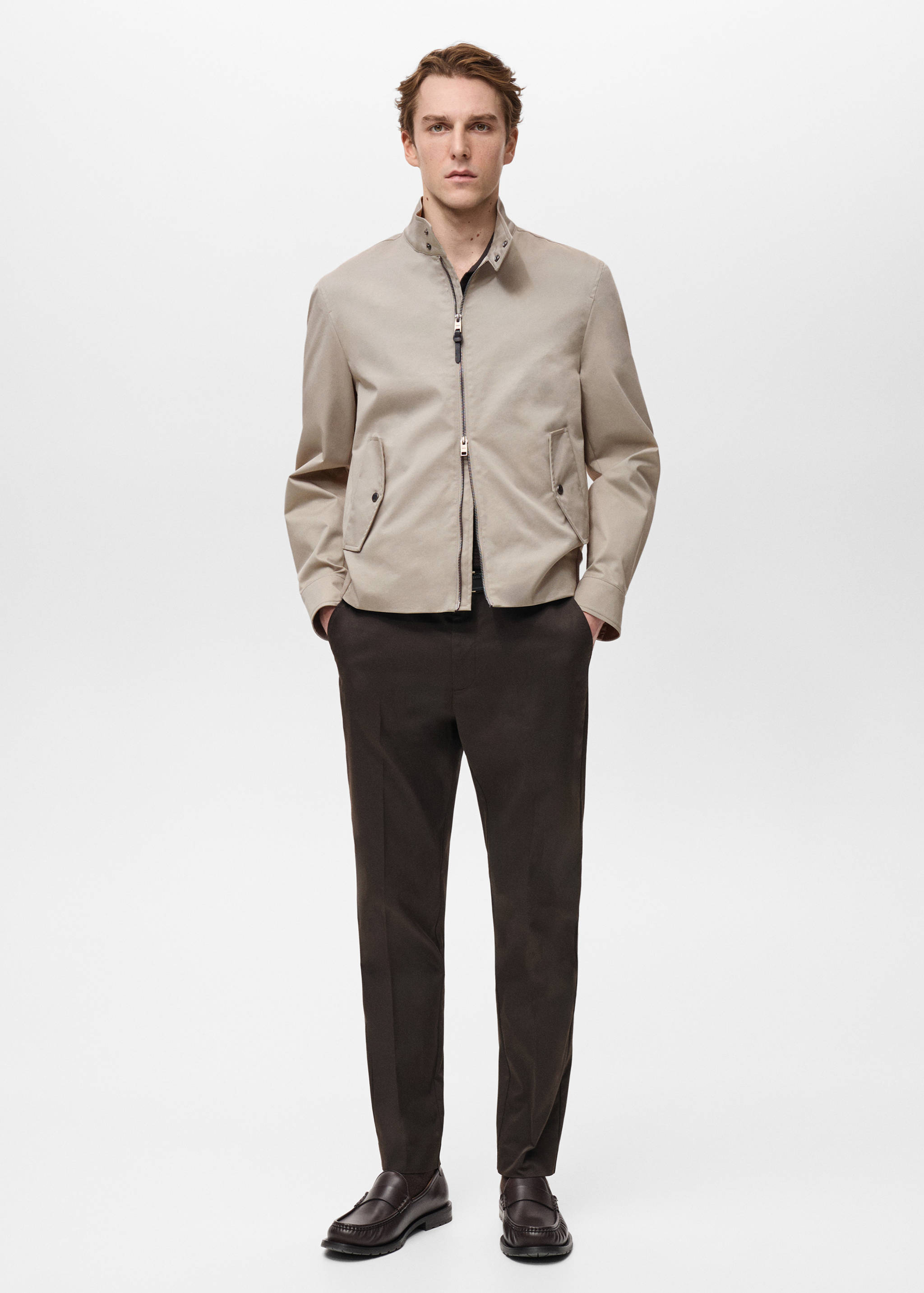 Water-repellent cotton jacket - General plane