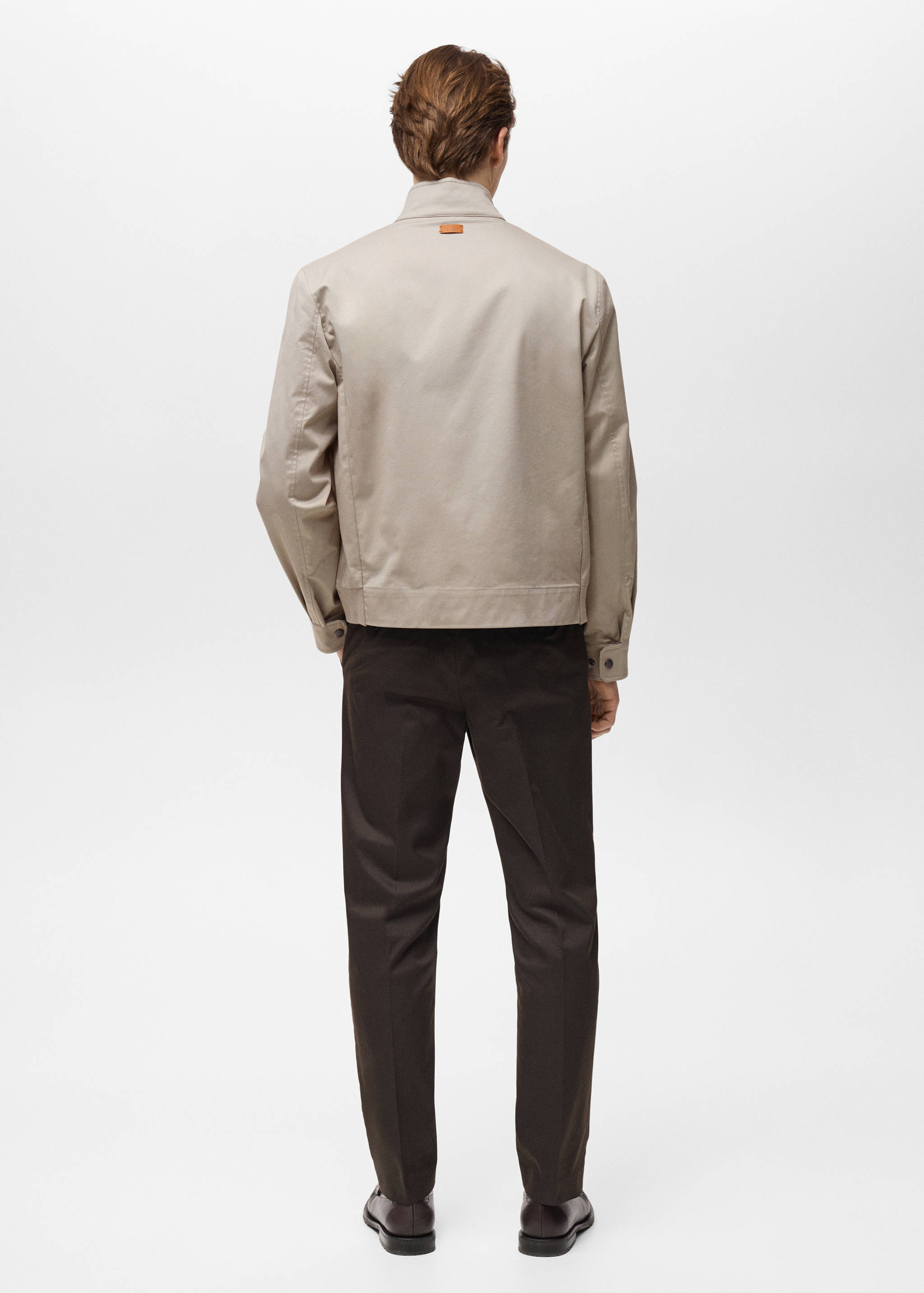 Water-repellent cotton jacket - Reverse of the article
