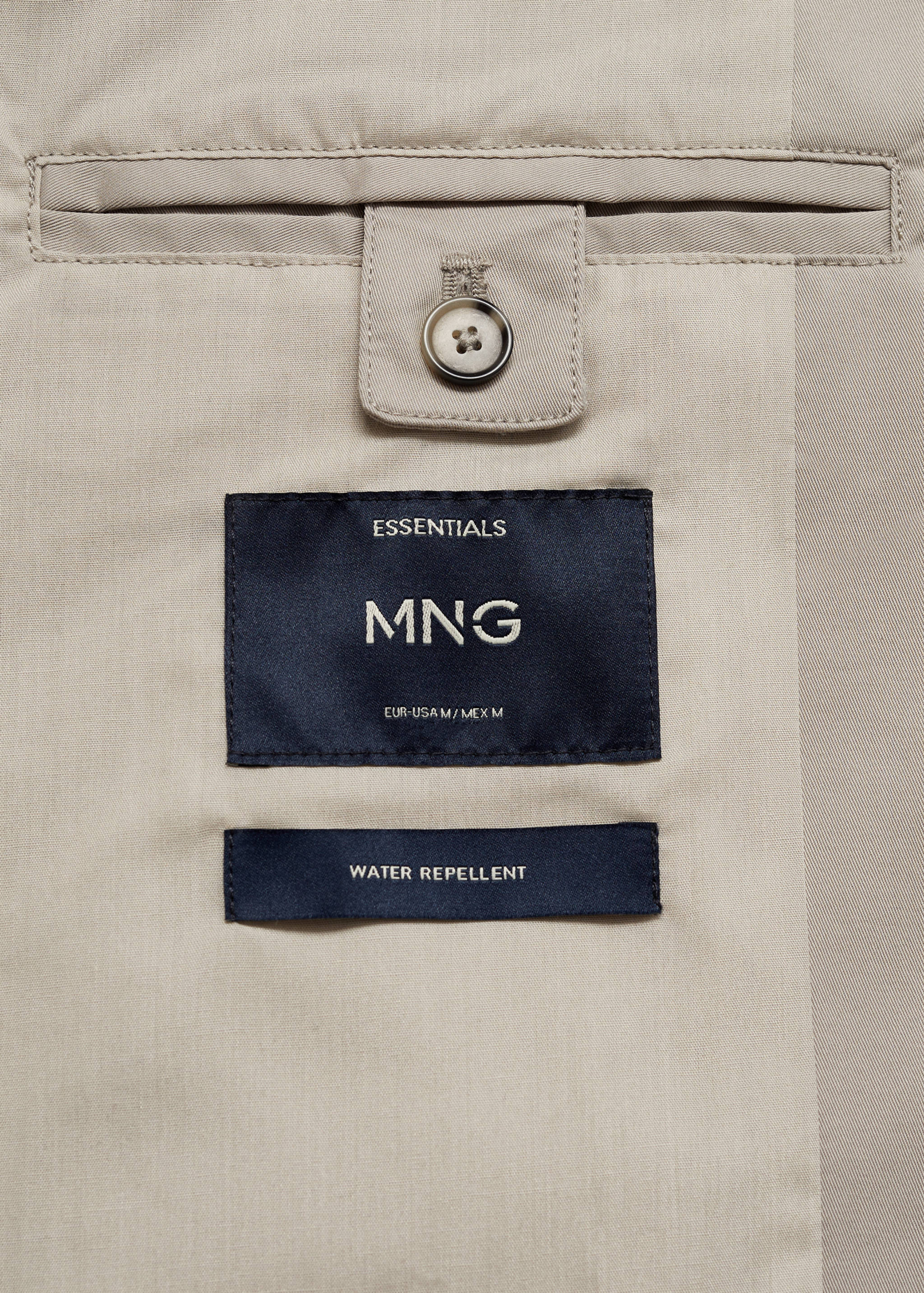 Water-repellent cotton jacket - Details of the article 0