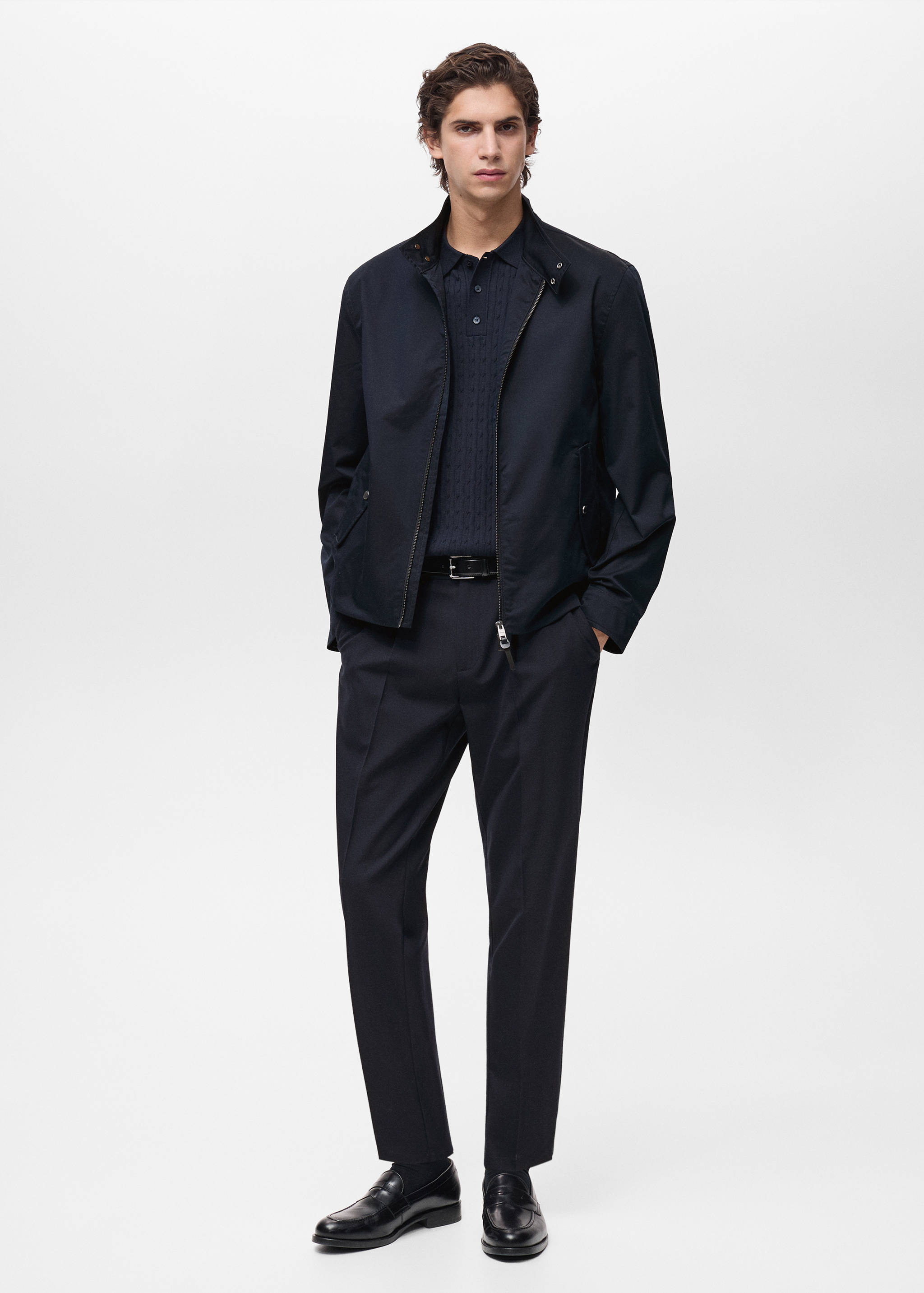 Water-repellent cotton jacket - General plane