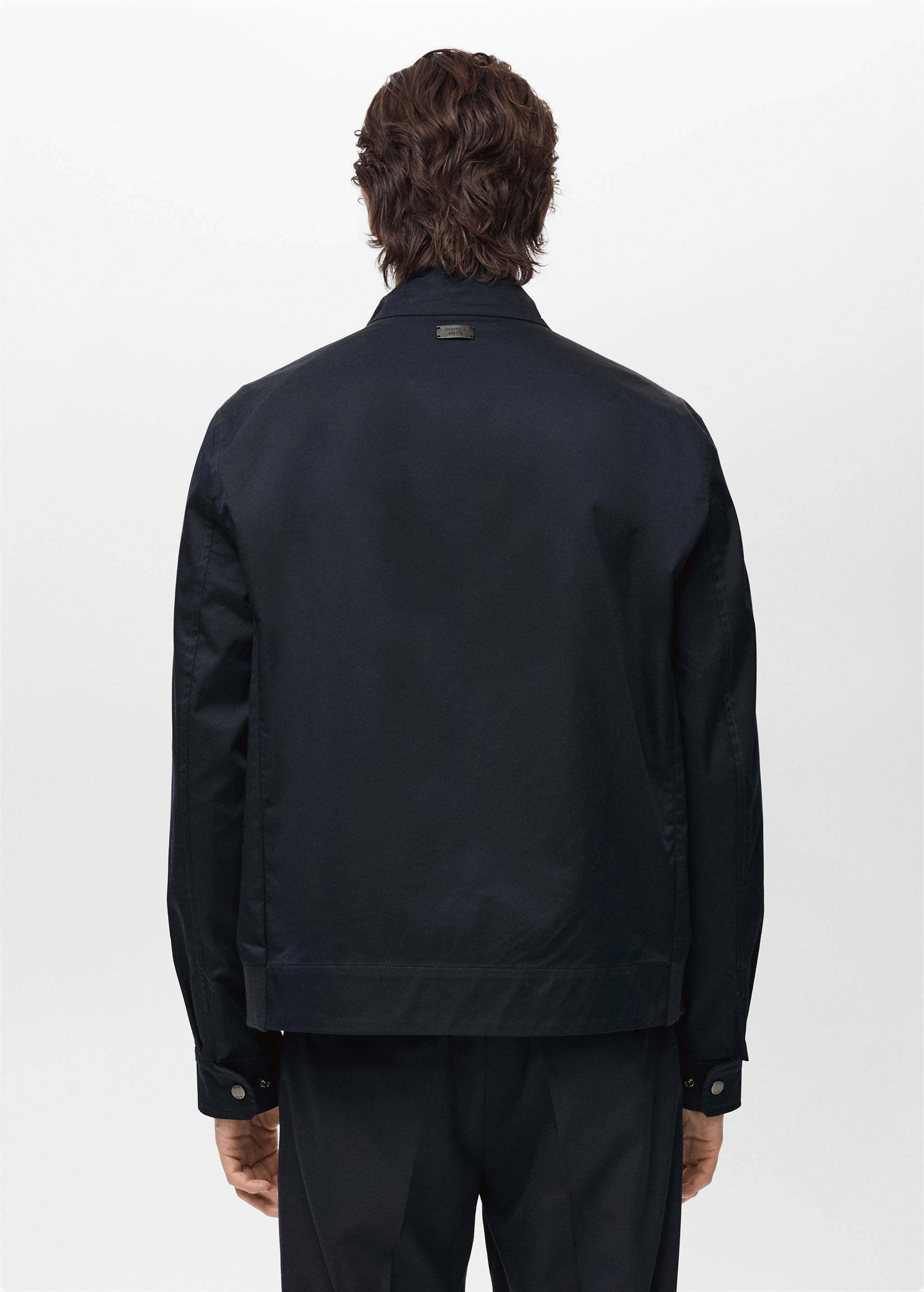 Water-repellent cotton jacket - Reverse of the article