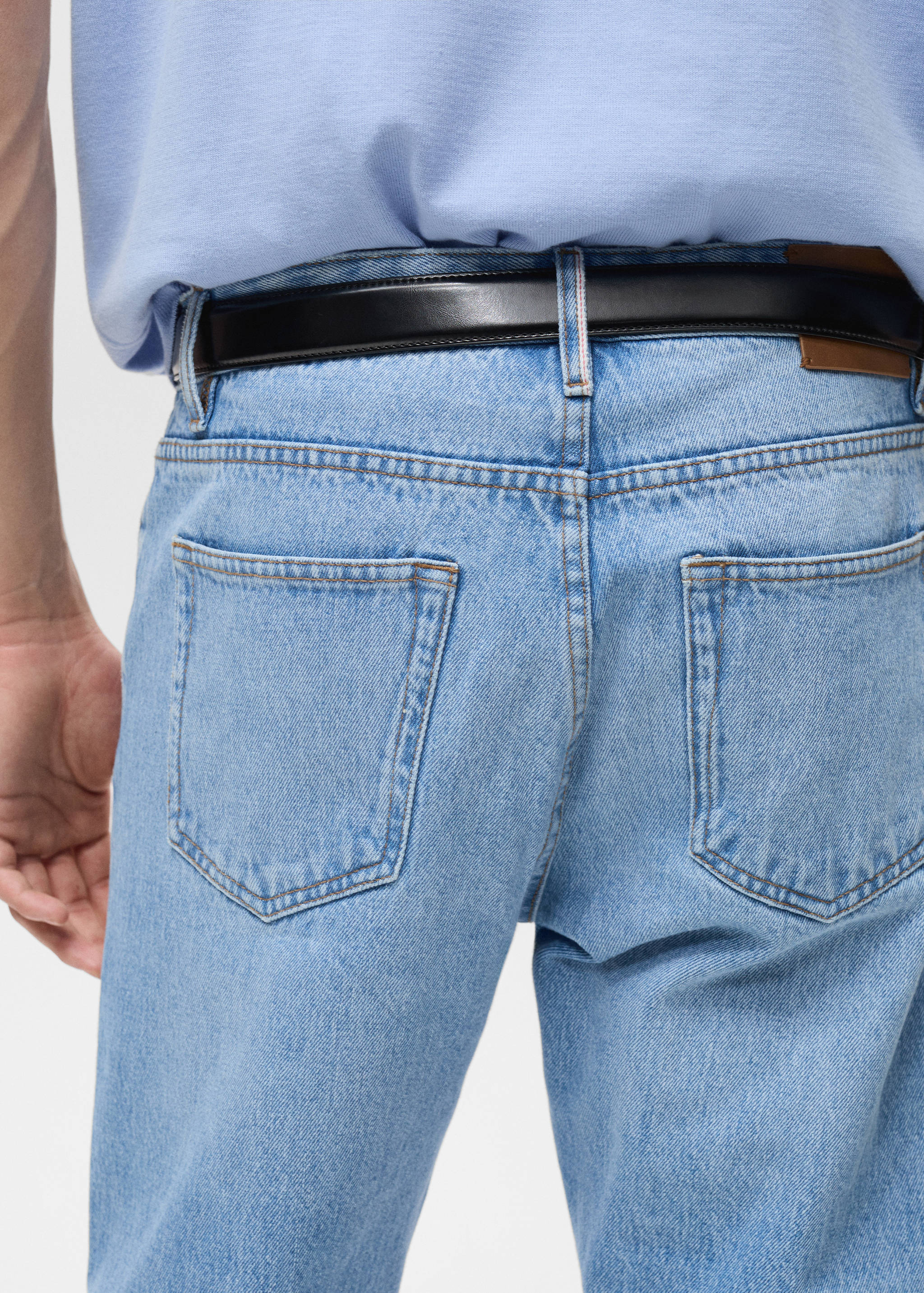 Tapered-fit selvedge jeans - Details of the article 6