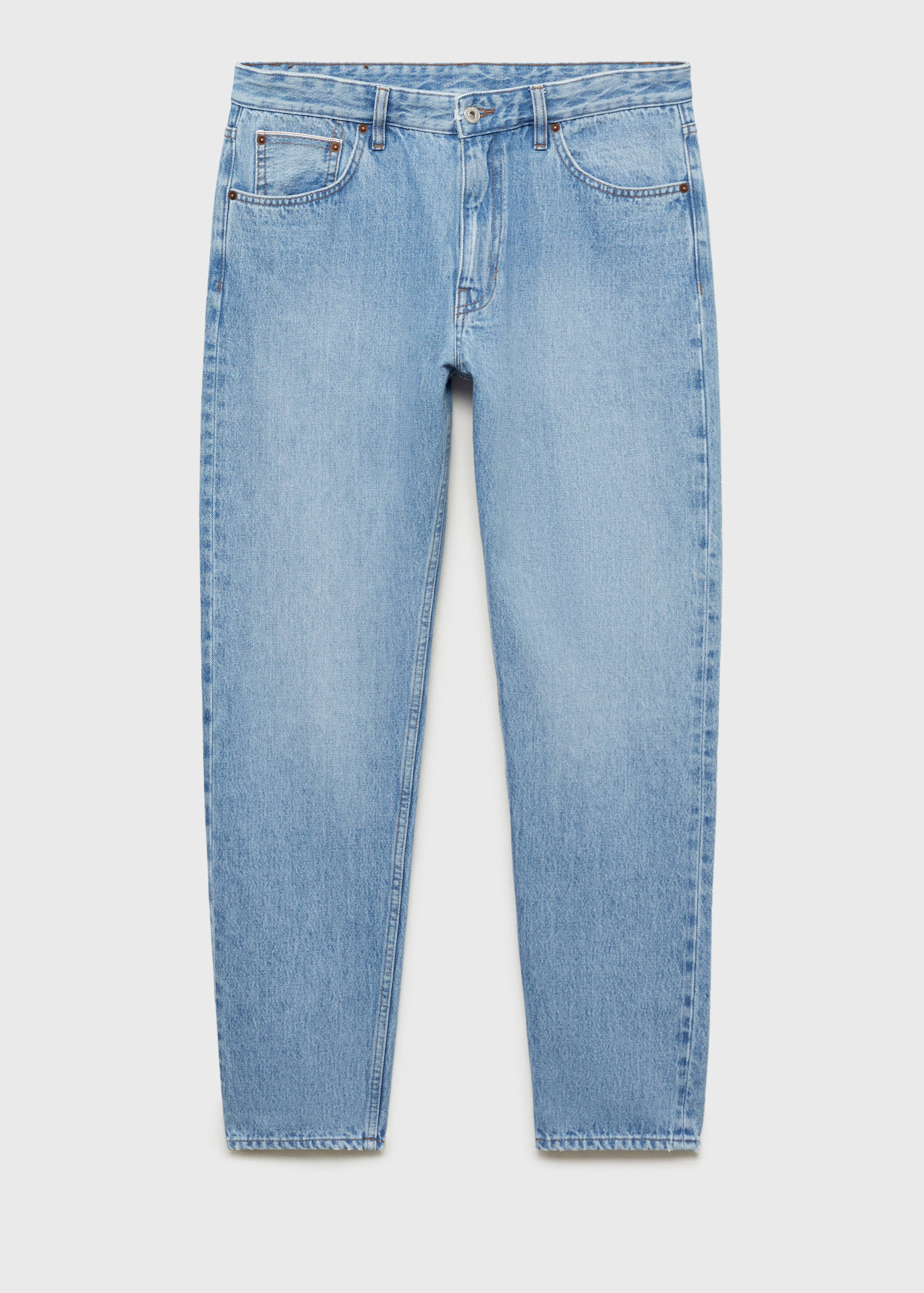 Tapered-fit selvedge jeans - Article without model