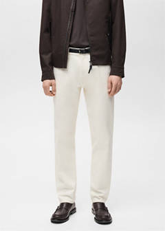 Tapered-fit selvedge jeans — Off White 1
