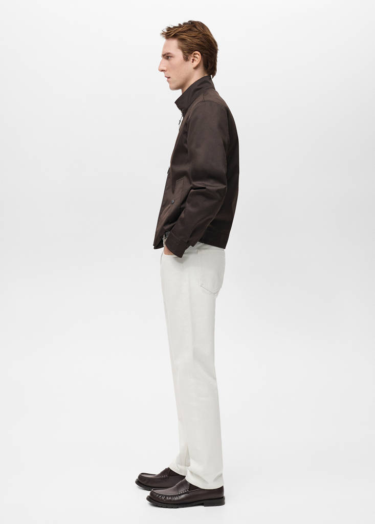 Tapered-fit selvedge jeans — Off White