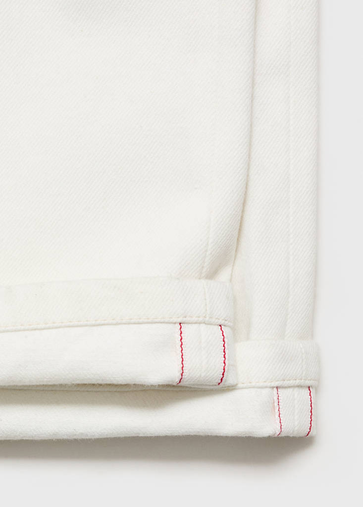 Tapered-fit selvedge jeans — Off White