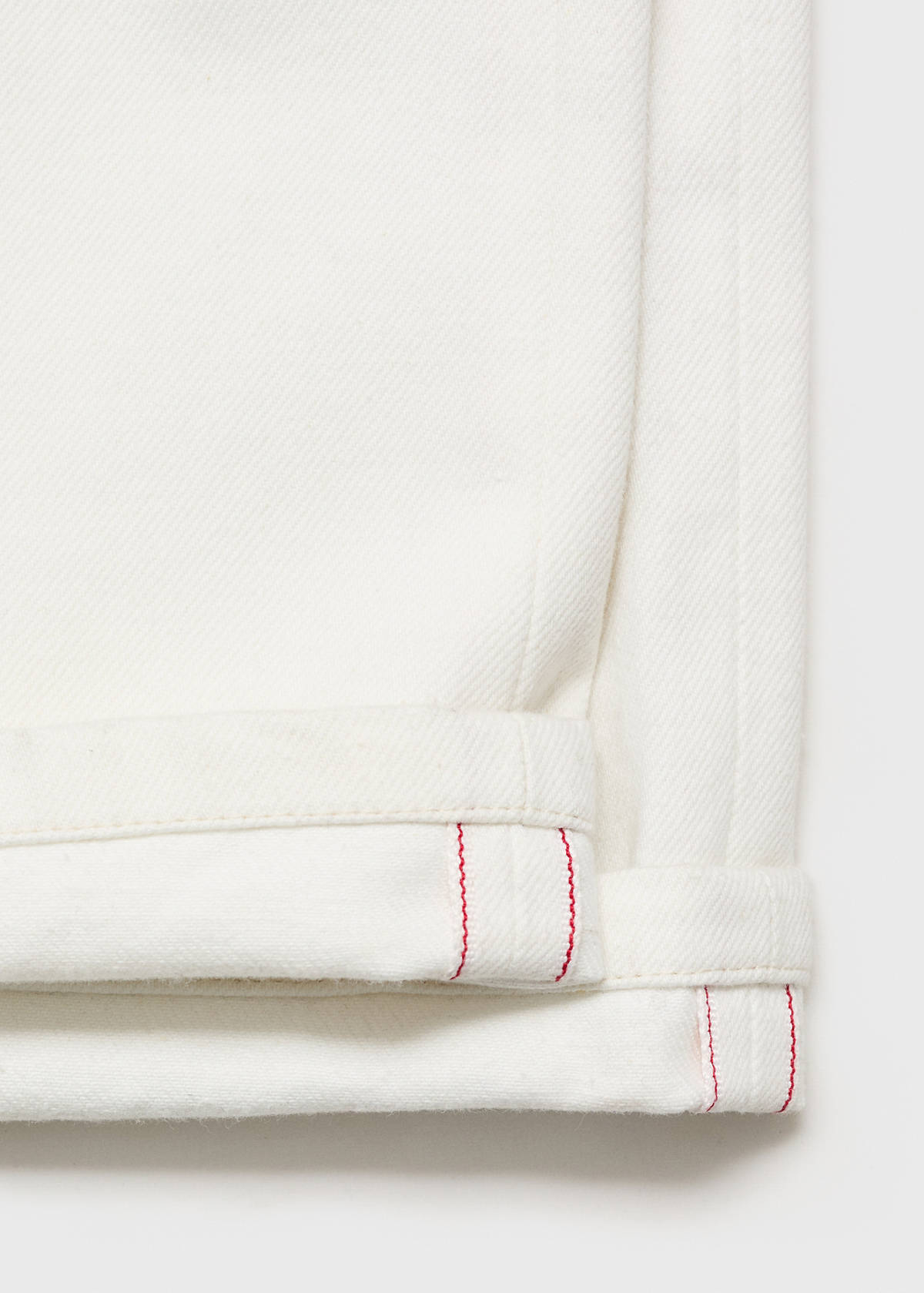 Tapered-fit selvedge jeans — Off White