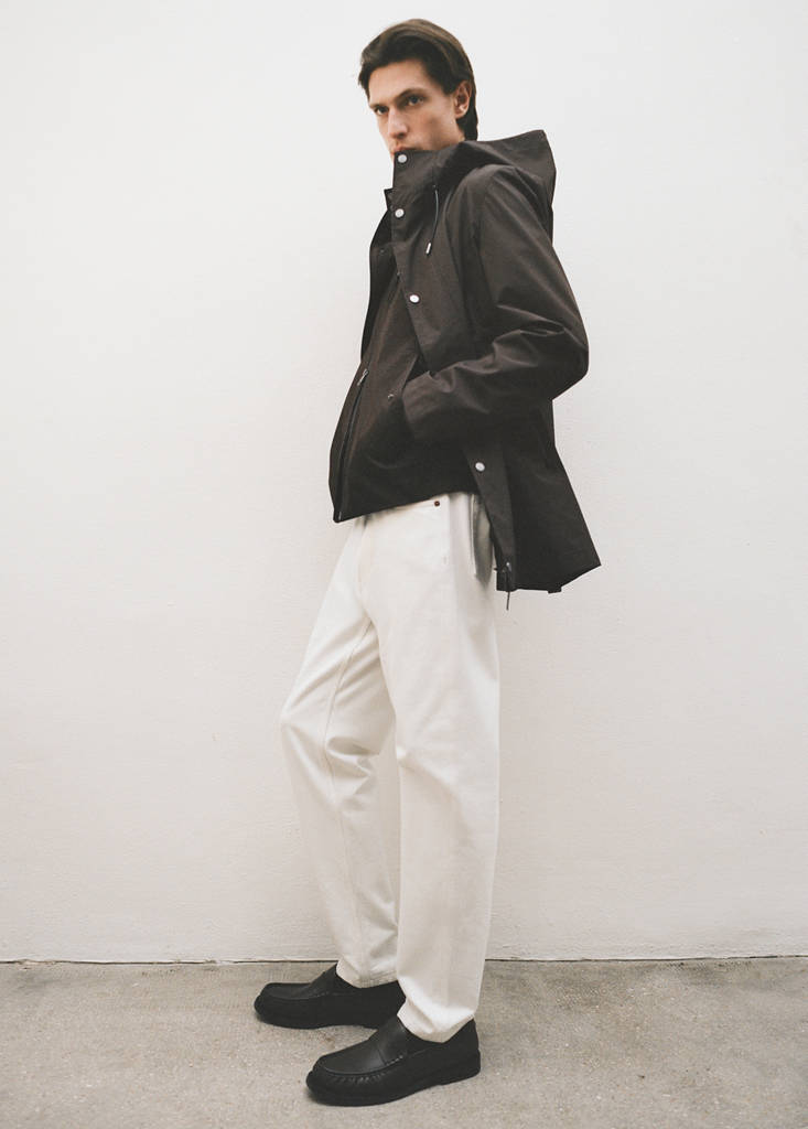Tapered-fit selvedge jeans — Off White