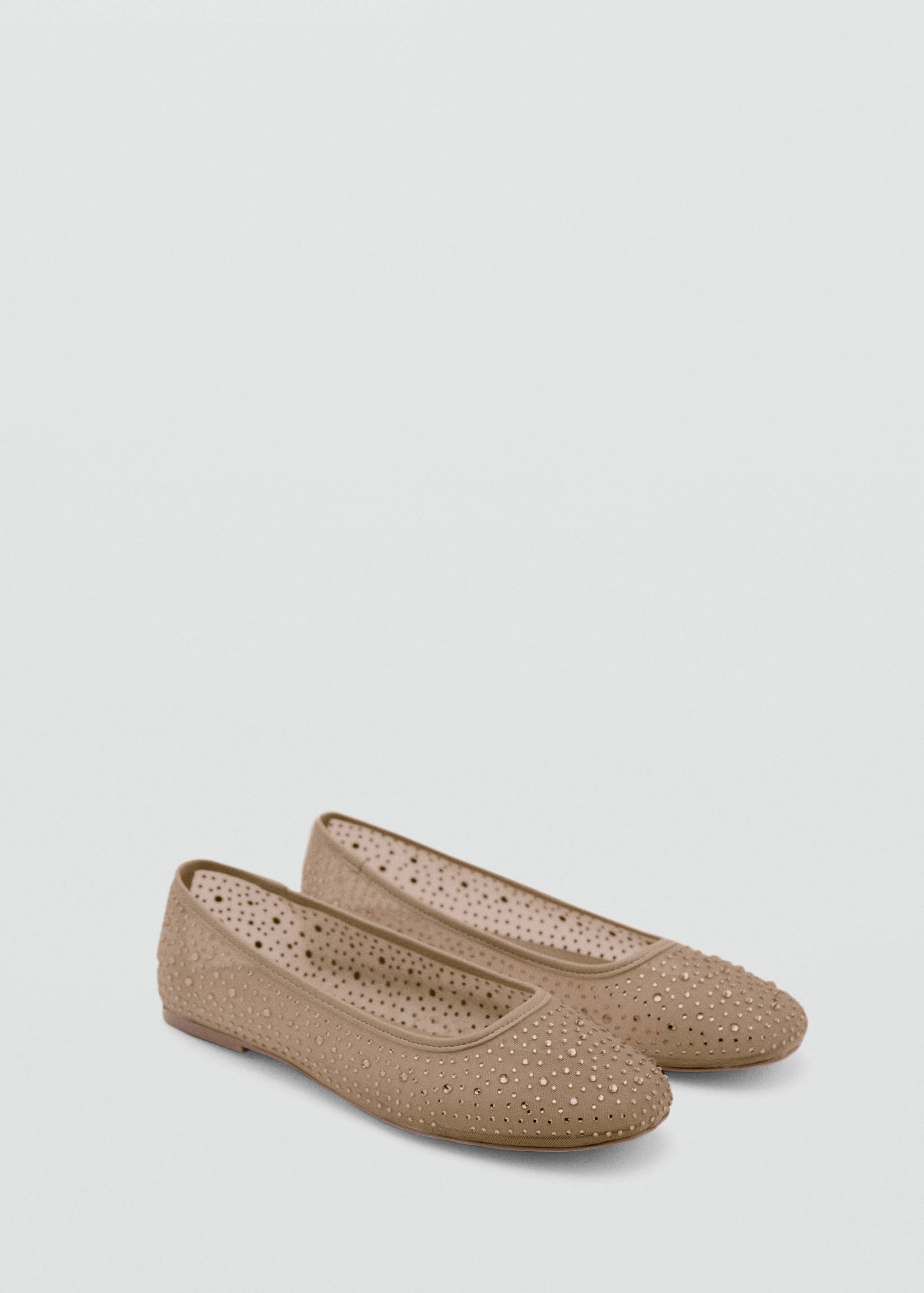Glitter-effect ballet flats - Medium plane