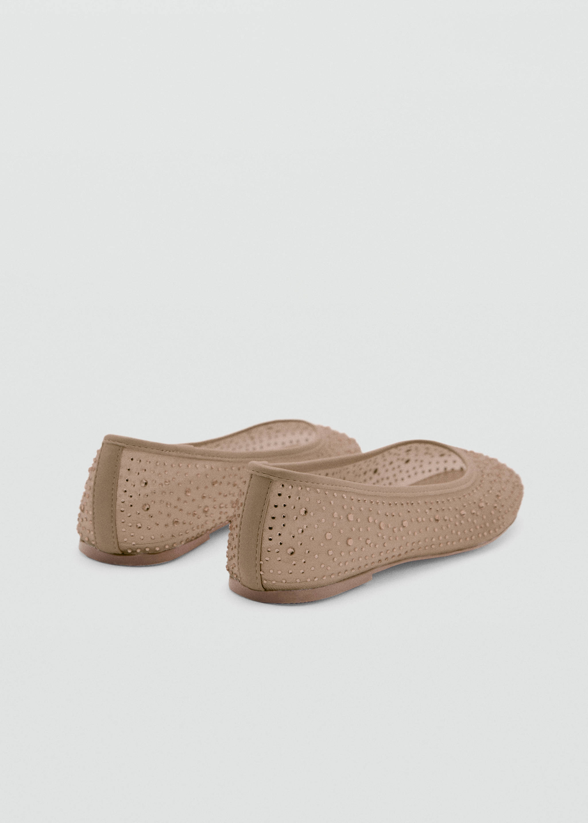 Glitter-effect ballet flats - Details of the article 1