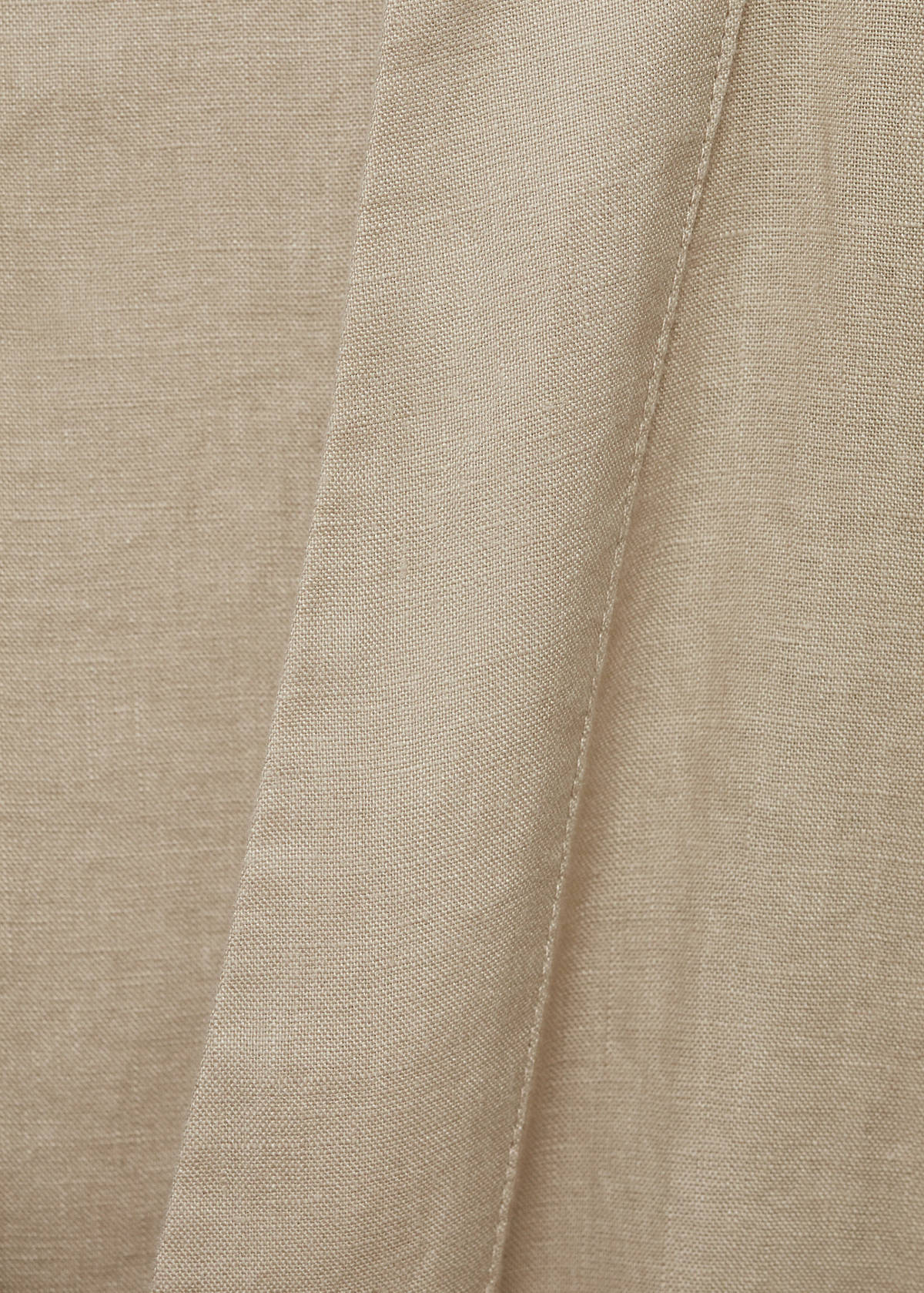 Linen home robe — Sand