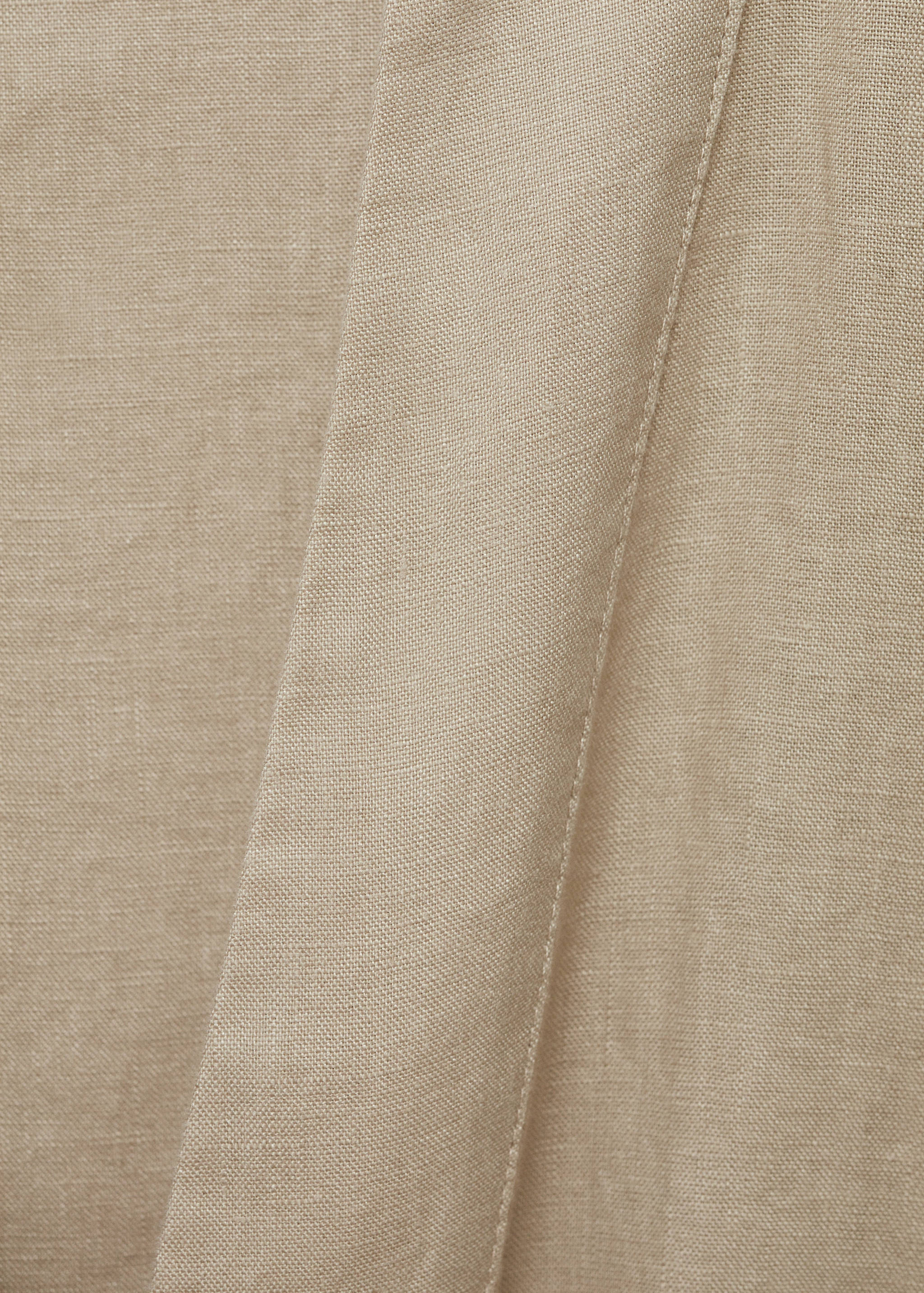 Linen home robe - Details of the article 0