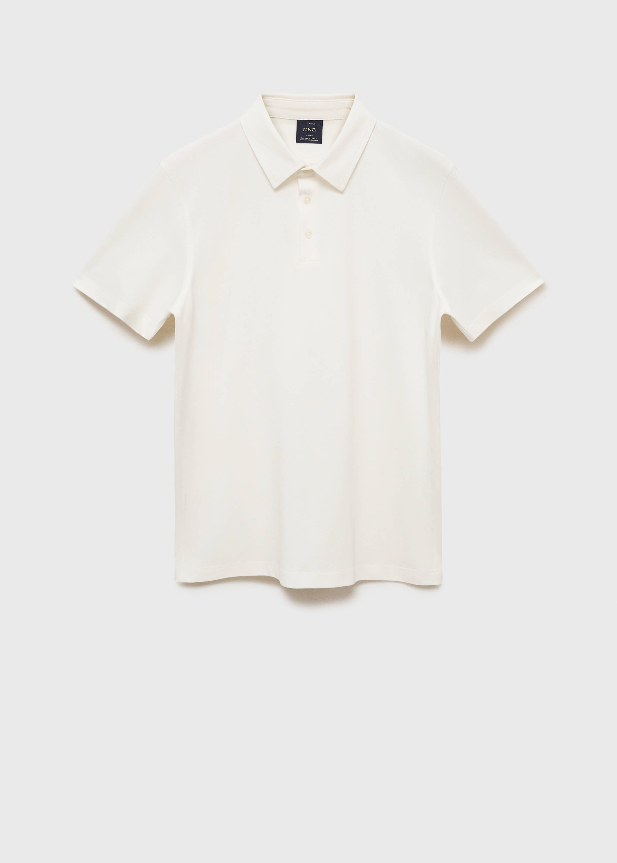 Polo slim-fit piqué de coton - Article sans modèle