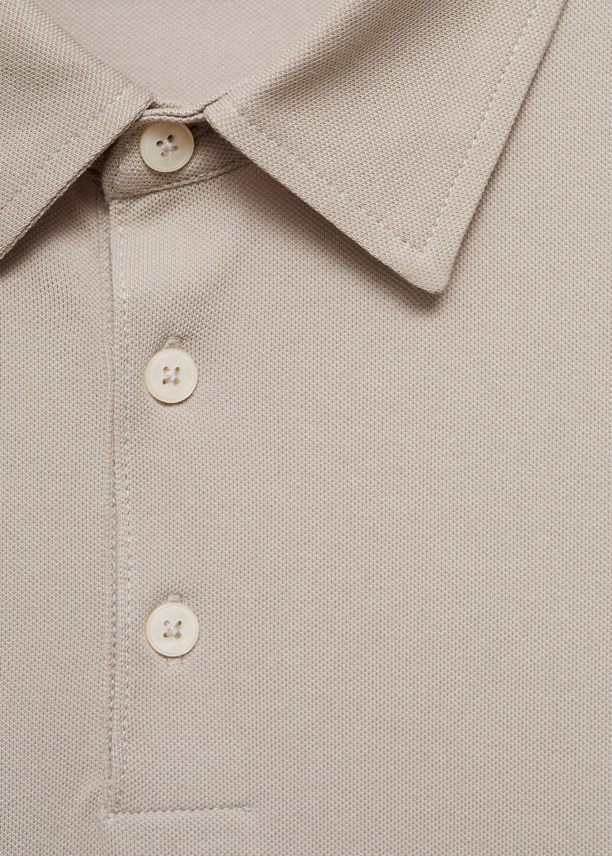 Polo slim-fit piqué de coton - Détail de l'article 8